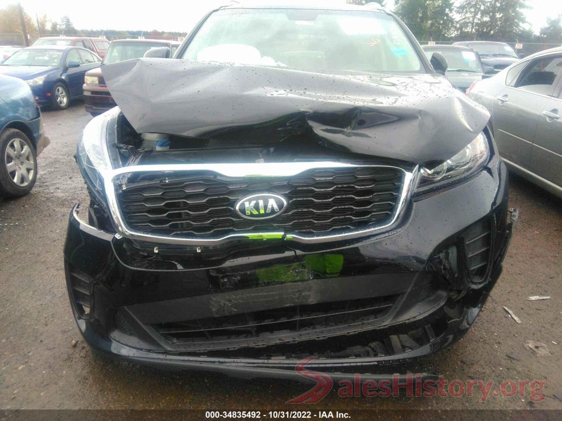 5XYPGDA33KG523603 2019 KIA SORENTO