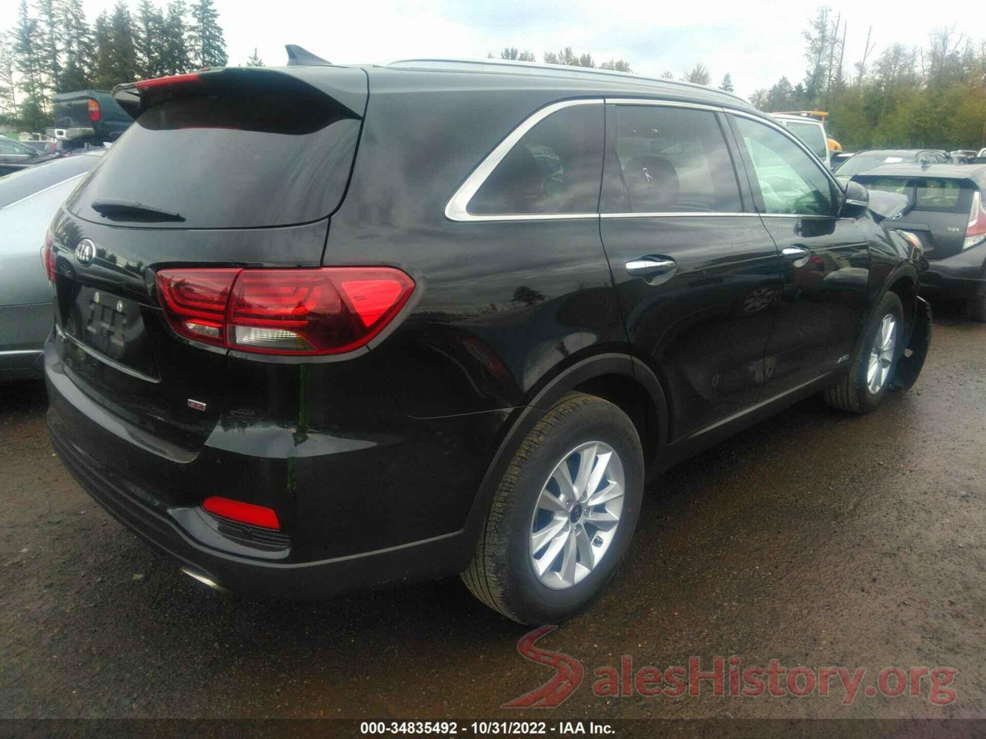 5XYPGDA33KG523603 2019 KIA SORENTO