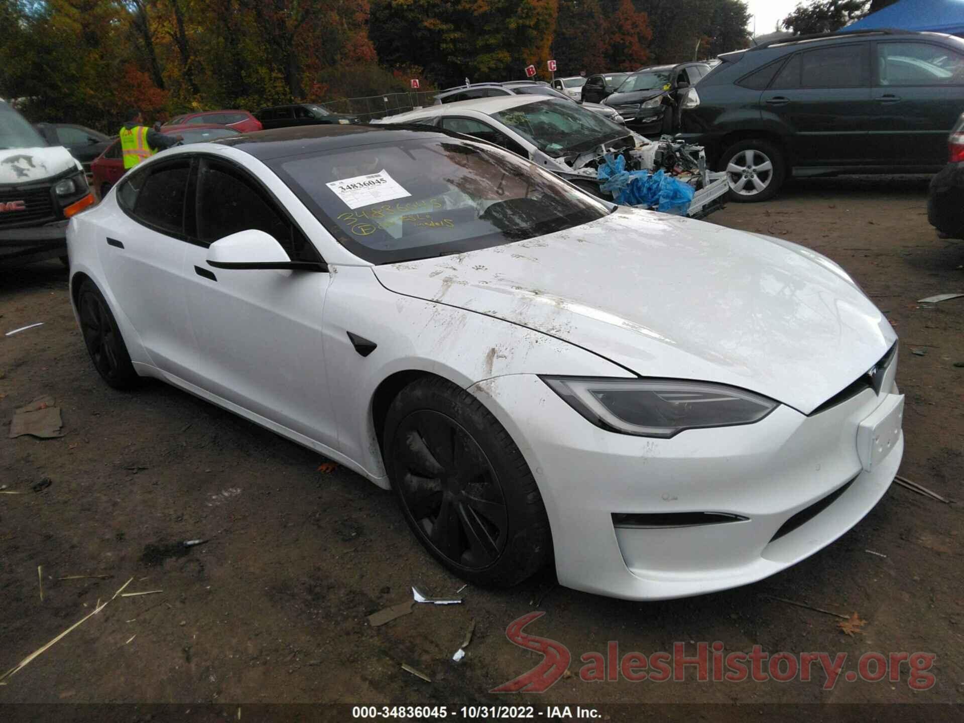 5YJSA1E5XNF486423 2022 TESLA MODEL S