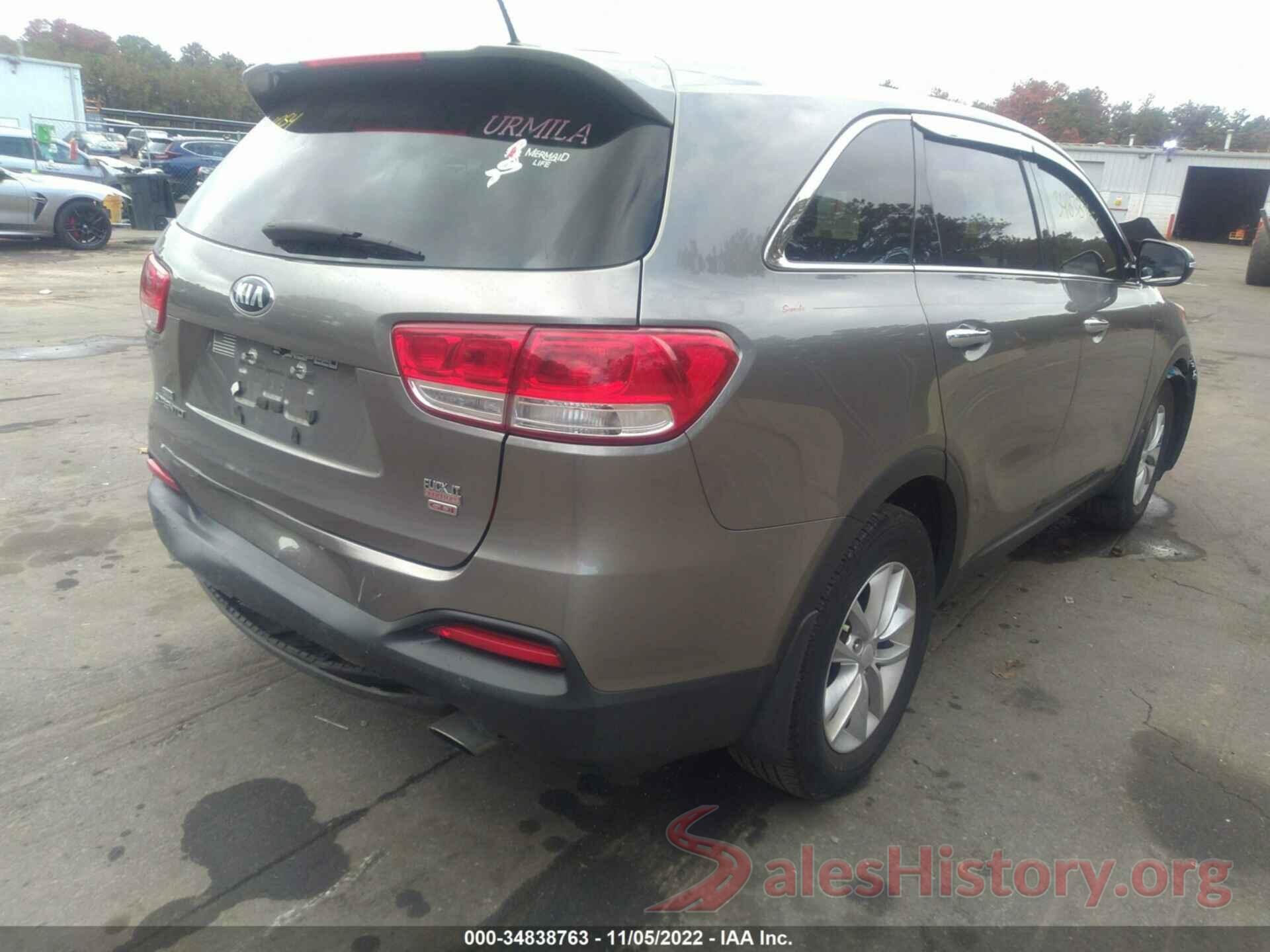 5XYPG4A30HG314604 2017 KIA SORENTO