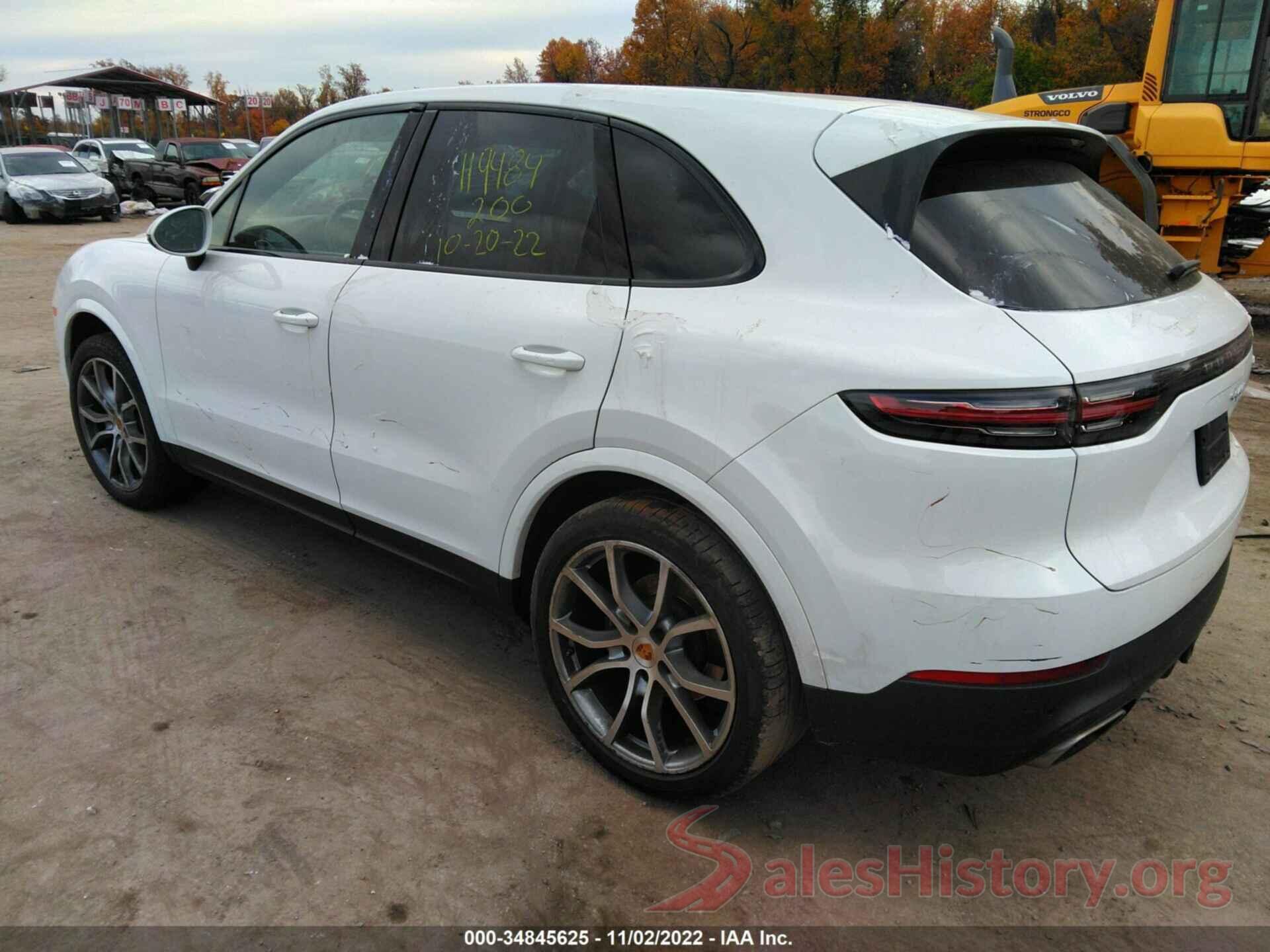 WP1AA2AY6LDA00744 2020 PORSCHE CAYENNE