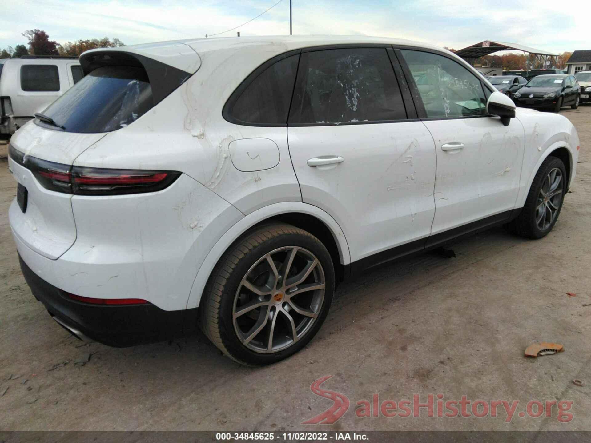 WP1AA2AY6LDA00744 2020 PORSCHE CAYENNE