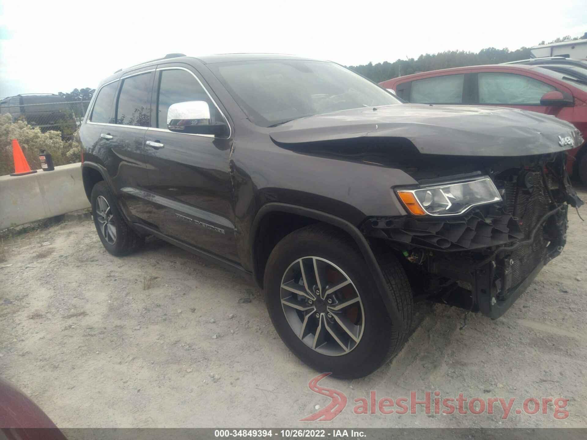 1C4RJFBG8LC322504 2020 JEEP GRAND CHEROKEE