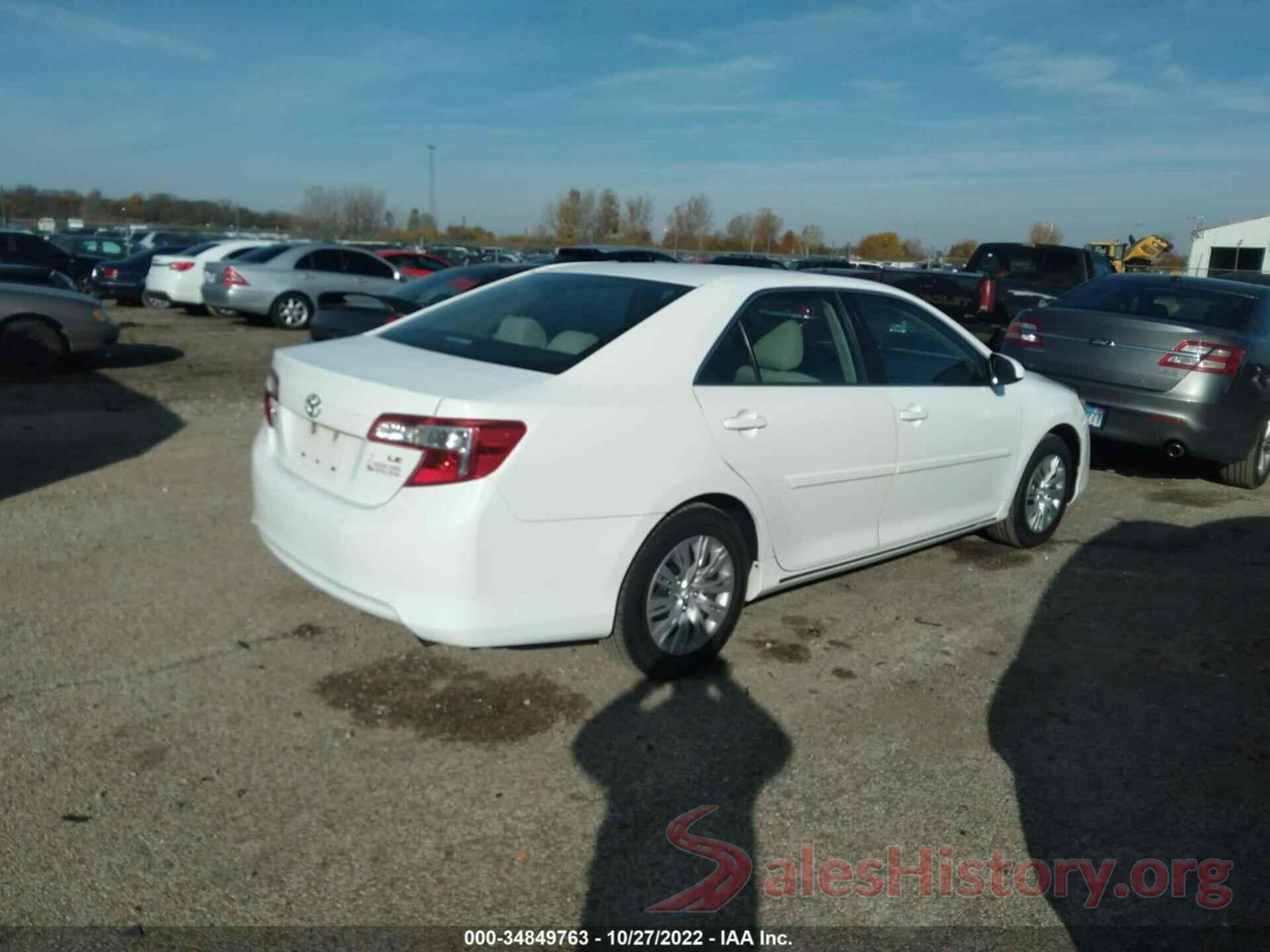 4T4BF1FK7DR315397 2013 TOYOTA CAMRY