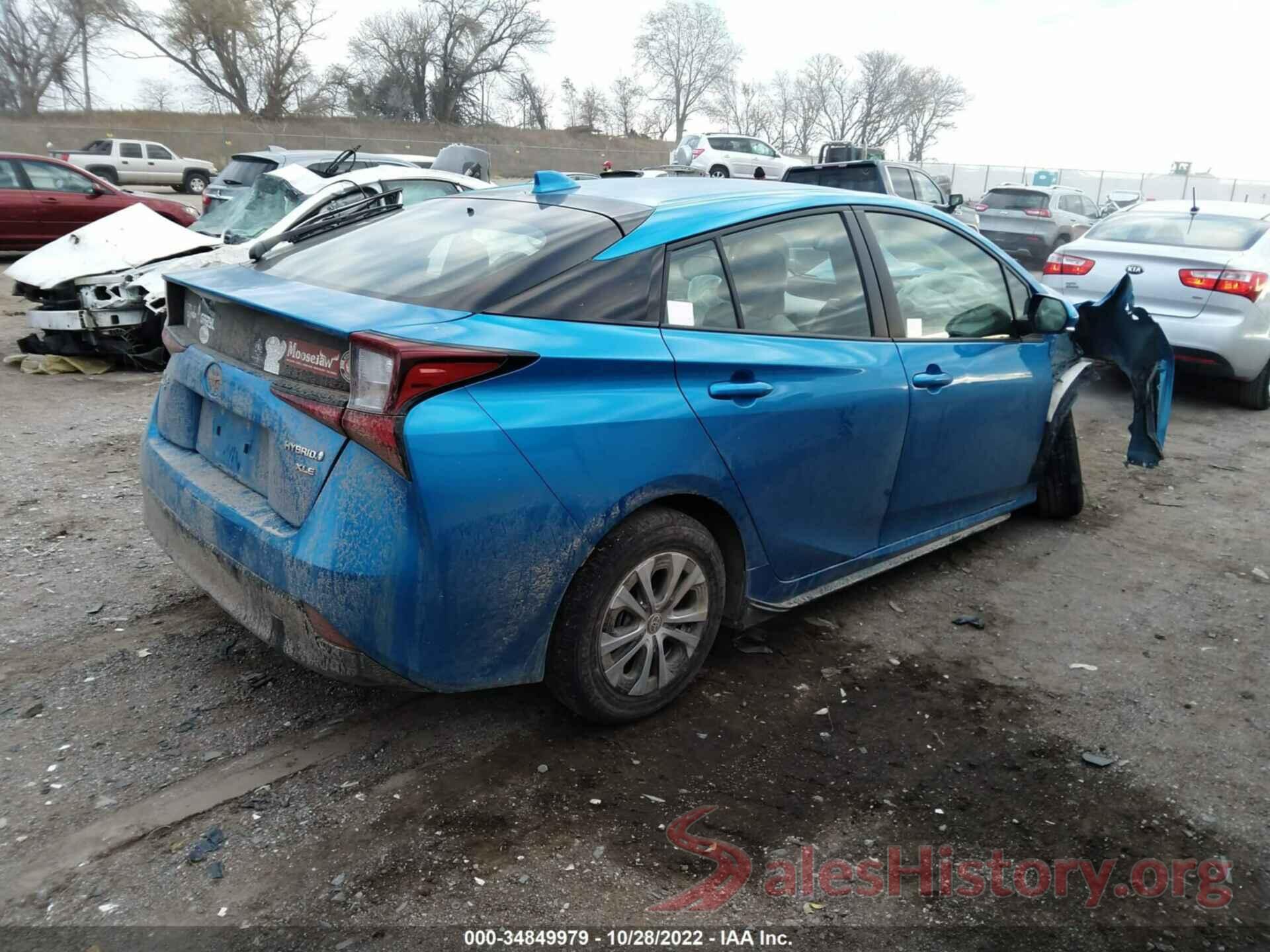 JTDL9MFU7N3036049 2022 TOYOTA PRIUS