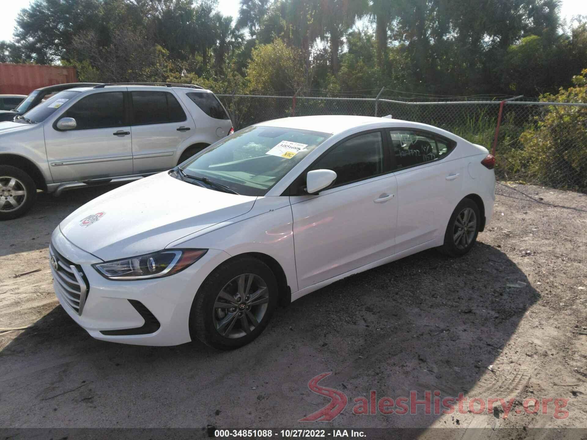 5NPD84LF0JH219594 2018 HYUNDAI ELANTRA