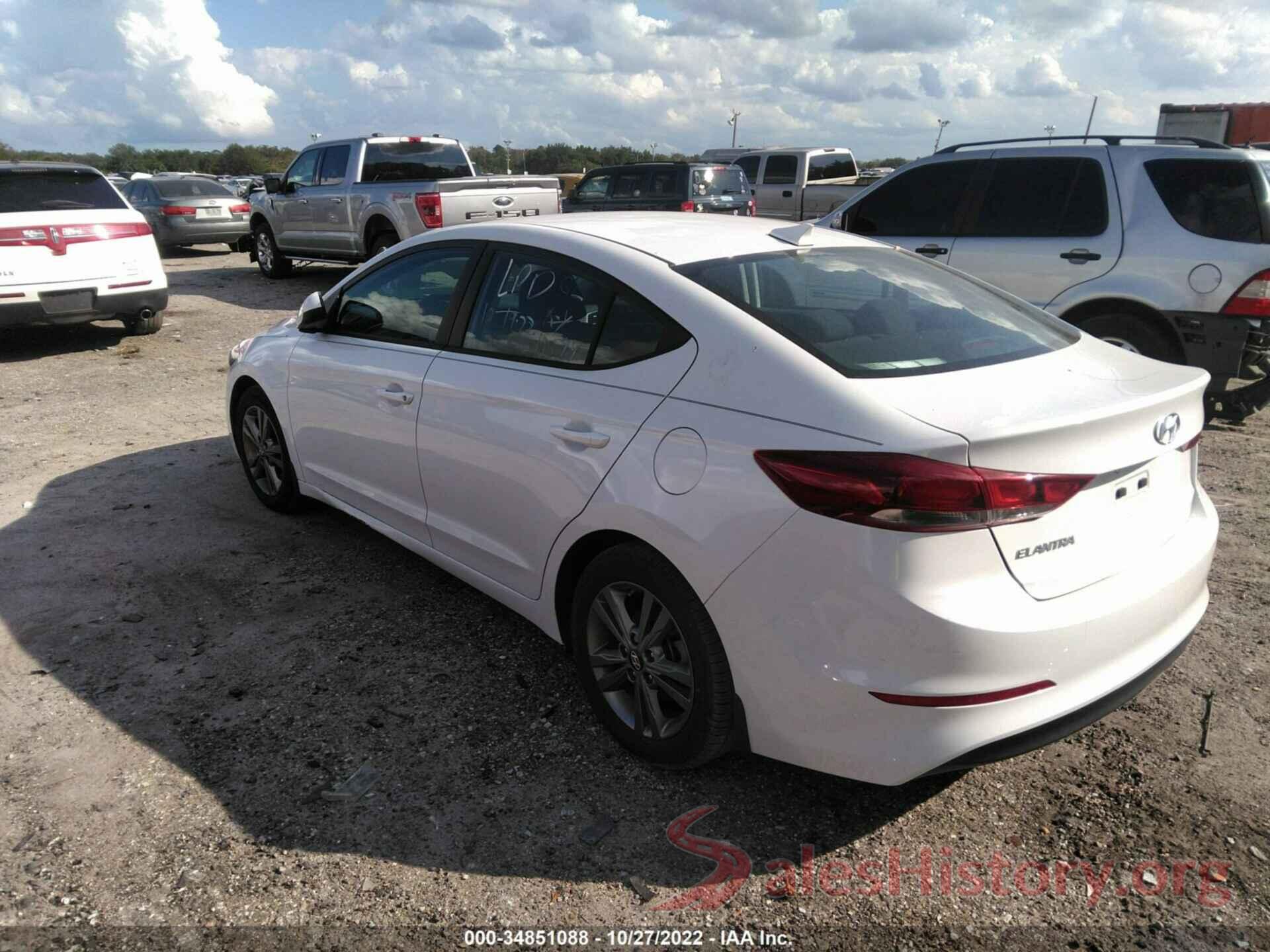 5NPD84LF0JH219594 2018 HYUNDAI ELANTRA