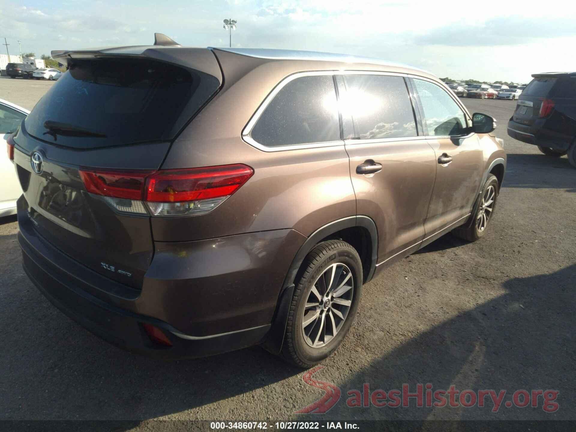 5TDJZRFH8JS846855 2018 TOYOTA HIGHLANDER