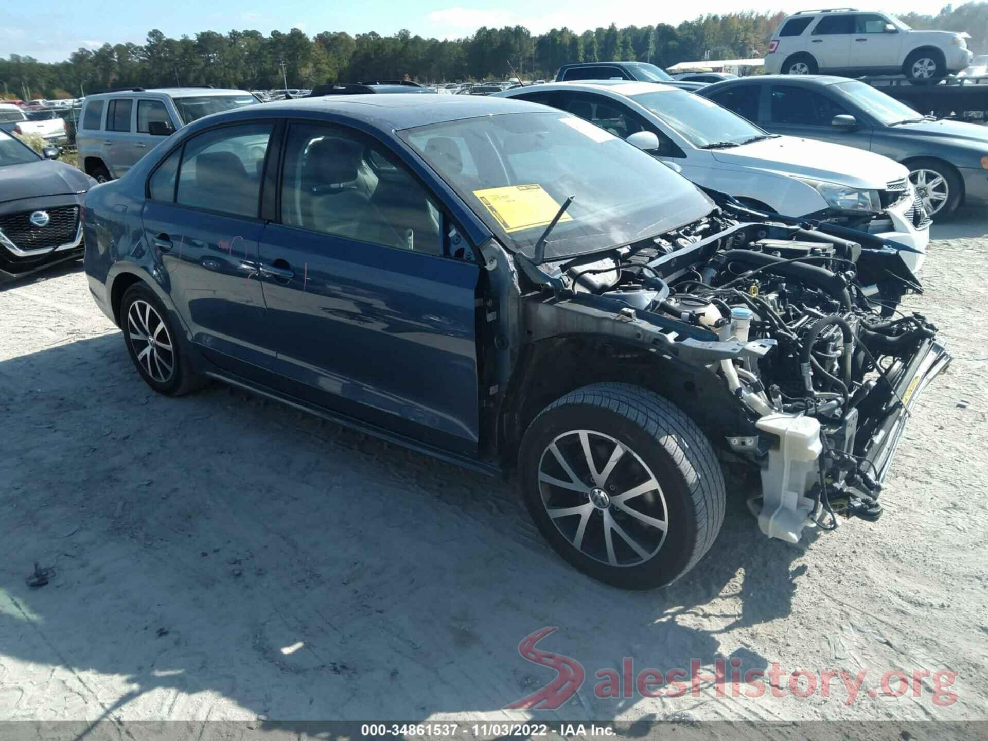 3VWDB7AJ8HM234162 2017 VOLKSWAGEN JETTA