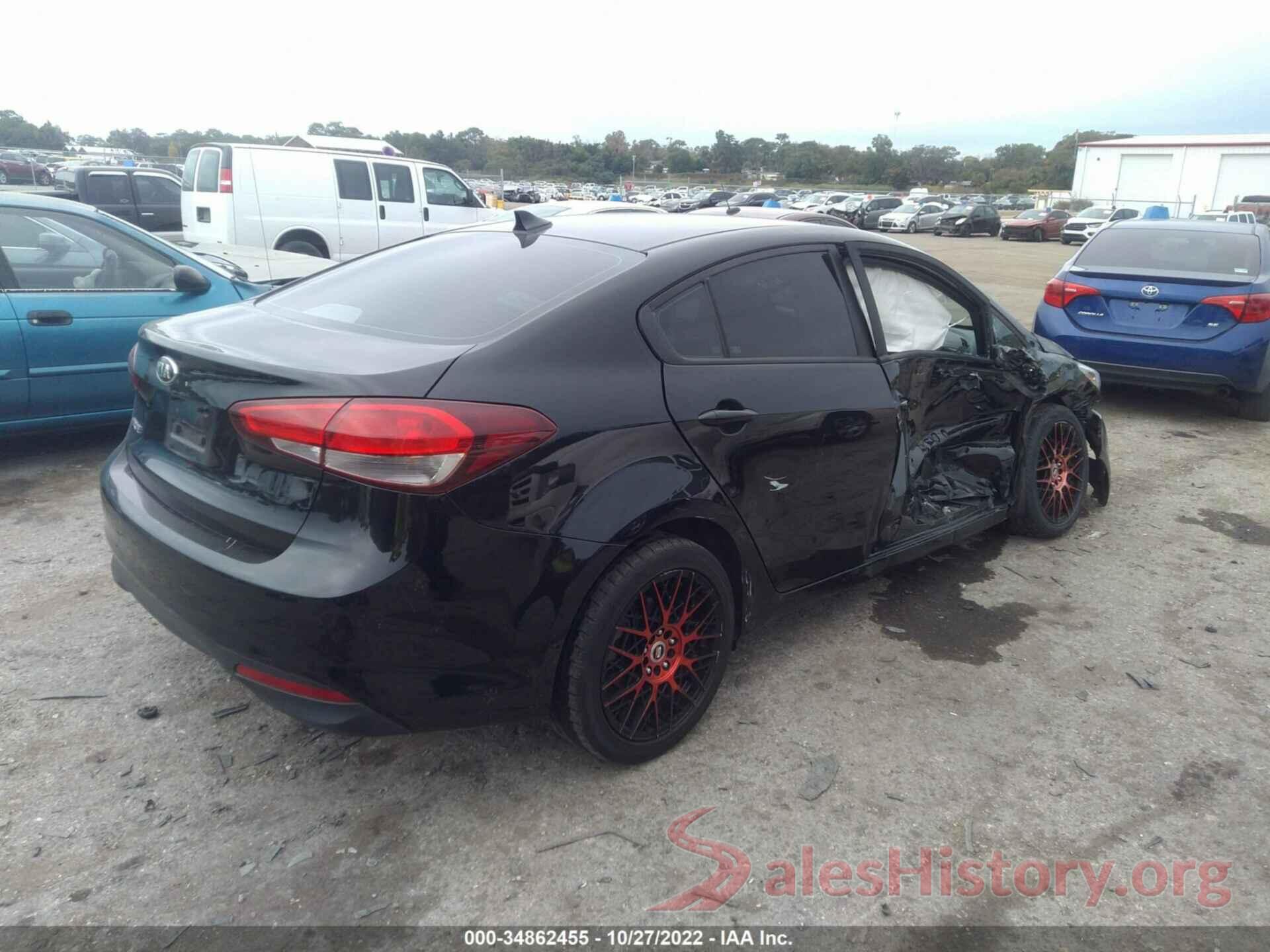 3KPFK4A74HE153622 2017 KIA FORTE