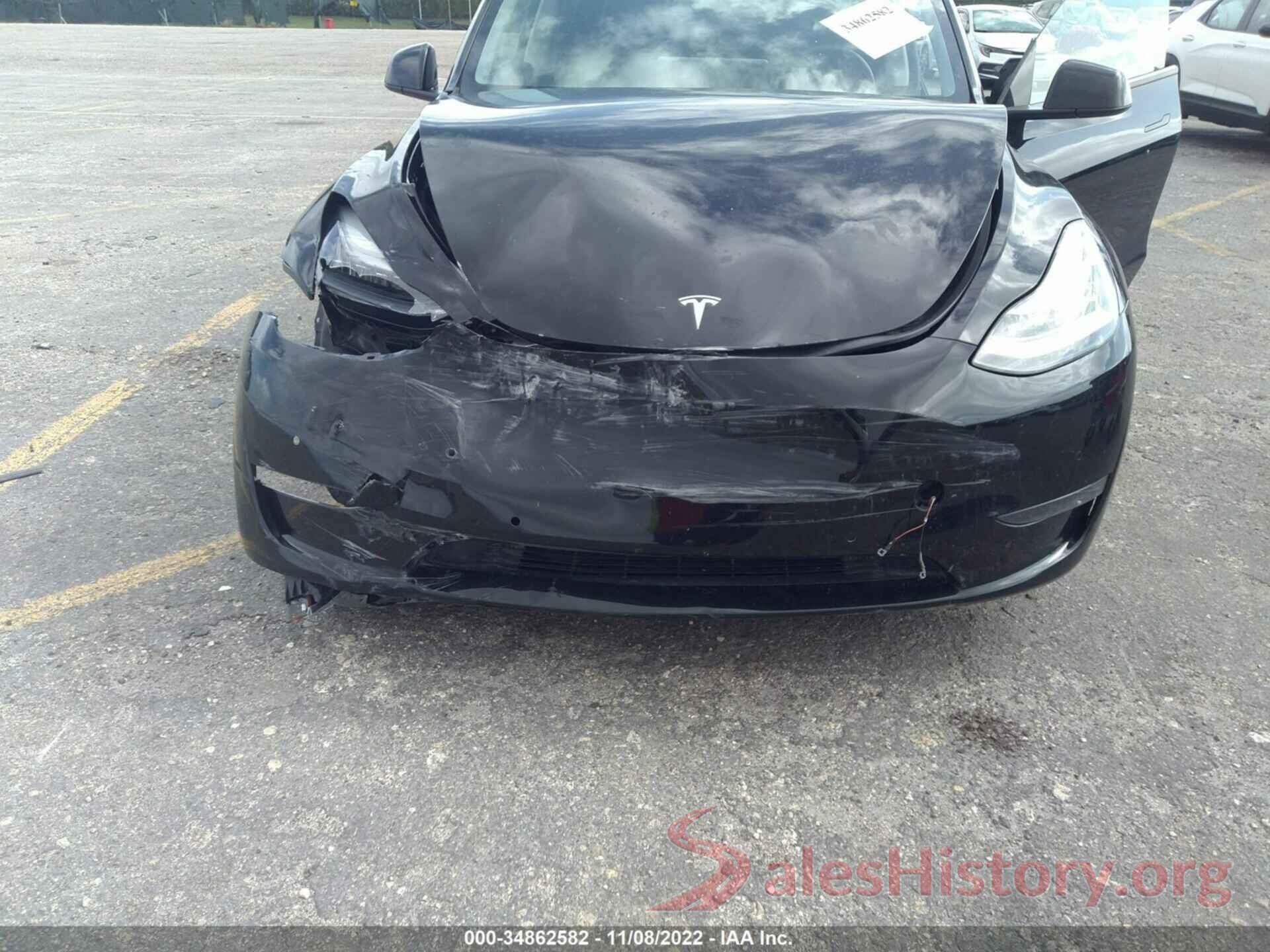 5YJYGDEE0MF070566 2021 TESLA MODEL Y