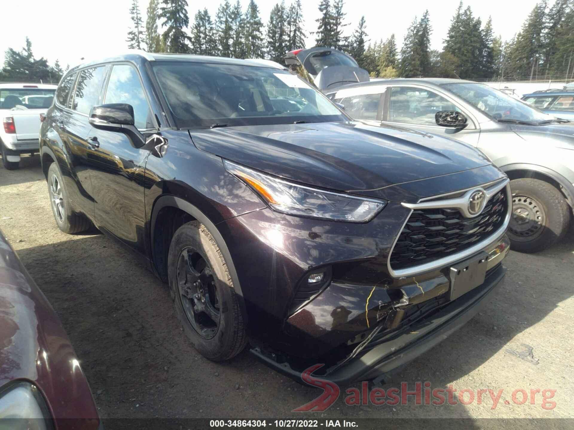 5TDGZRAH0NS111763 2022 TOYOTA HIGHLANDER