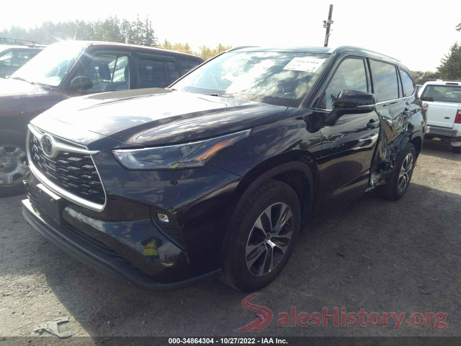 5TDGZRAH0NS111763 2022 TOYOTA HIGHLANDER