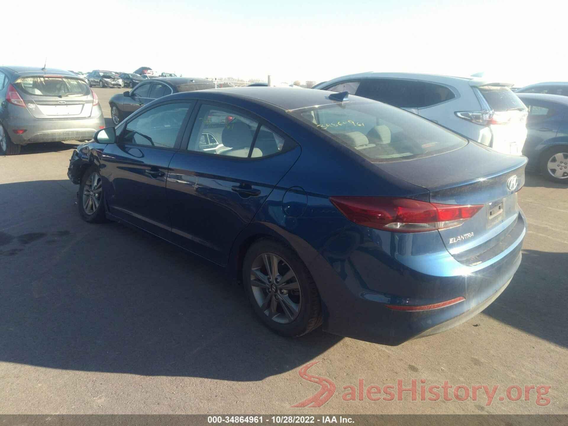 5NPD84LF2JH380934 2018 HYUNDAI ELANTRA