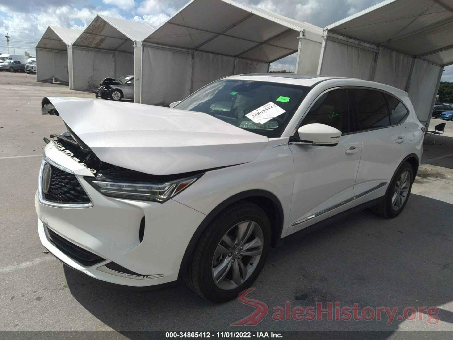 5J8YD9H36NL006967 2022 ACURA MDX