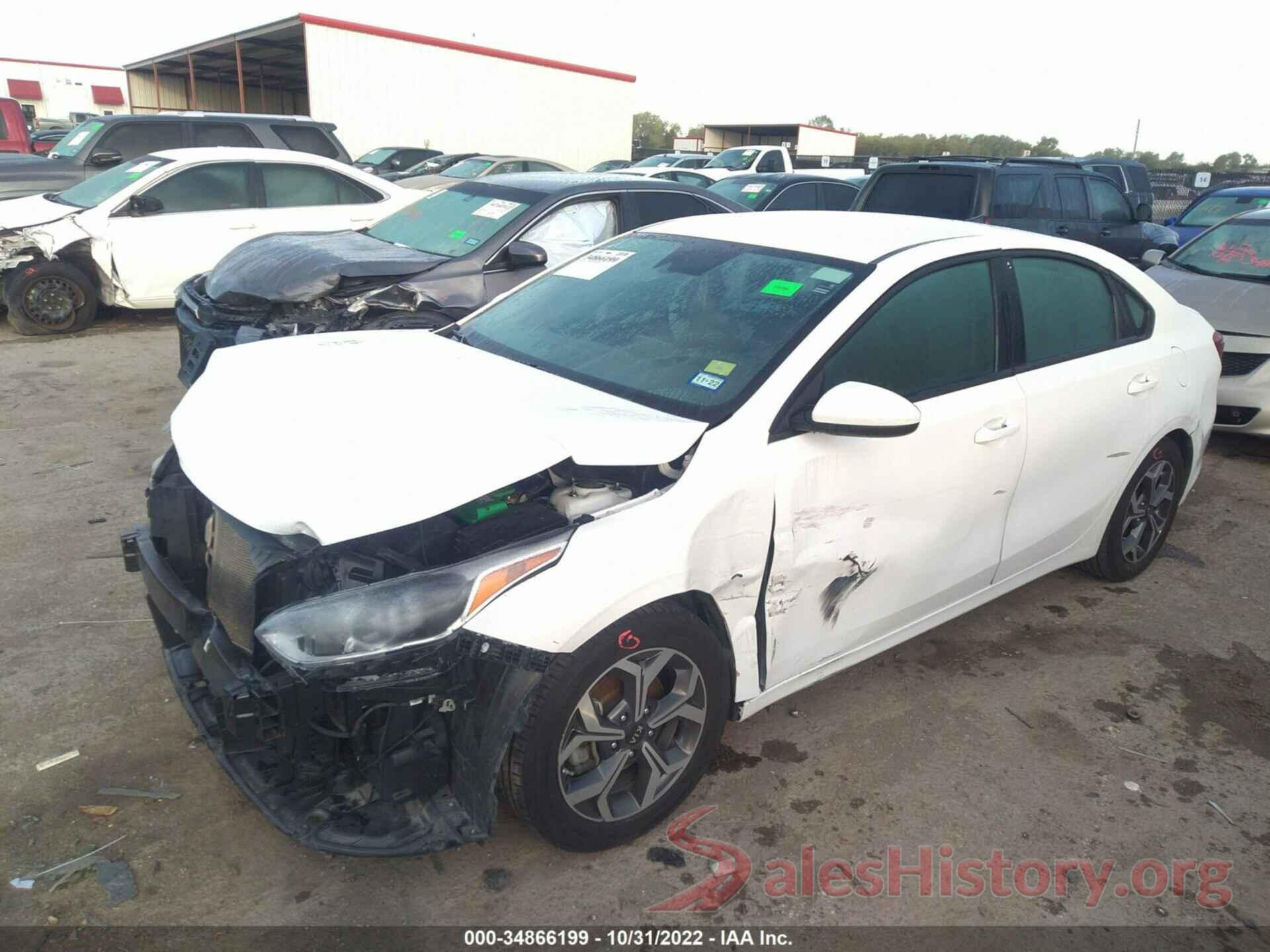 3KPF24AD5LE142997 2020 KIA FORTE