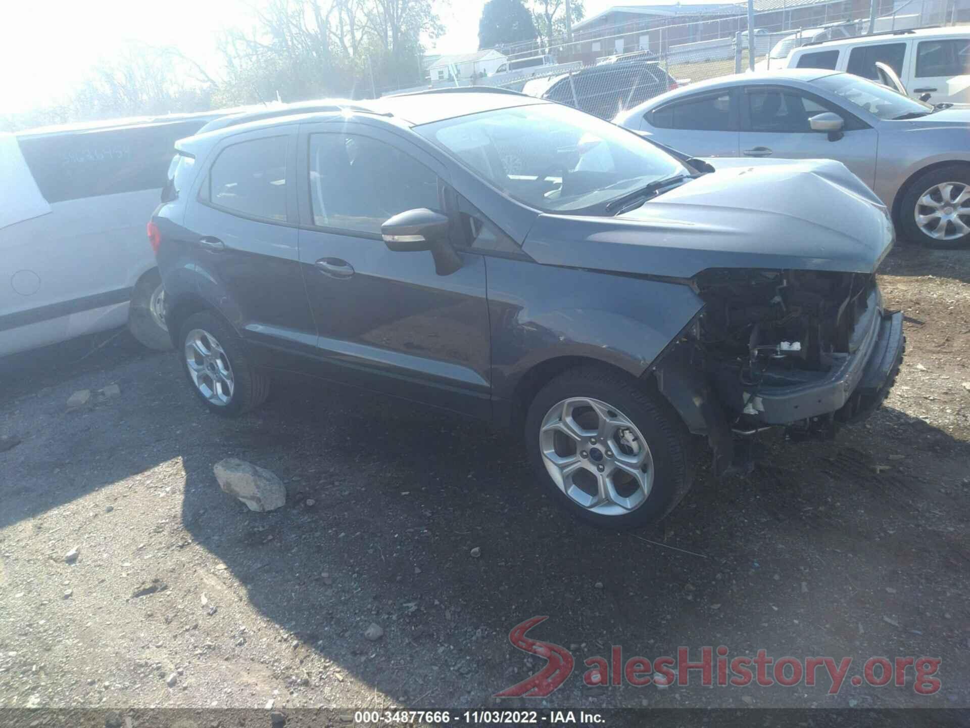 MAJ3S2GE2MC453843 2021 FORD ECOSPORT