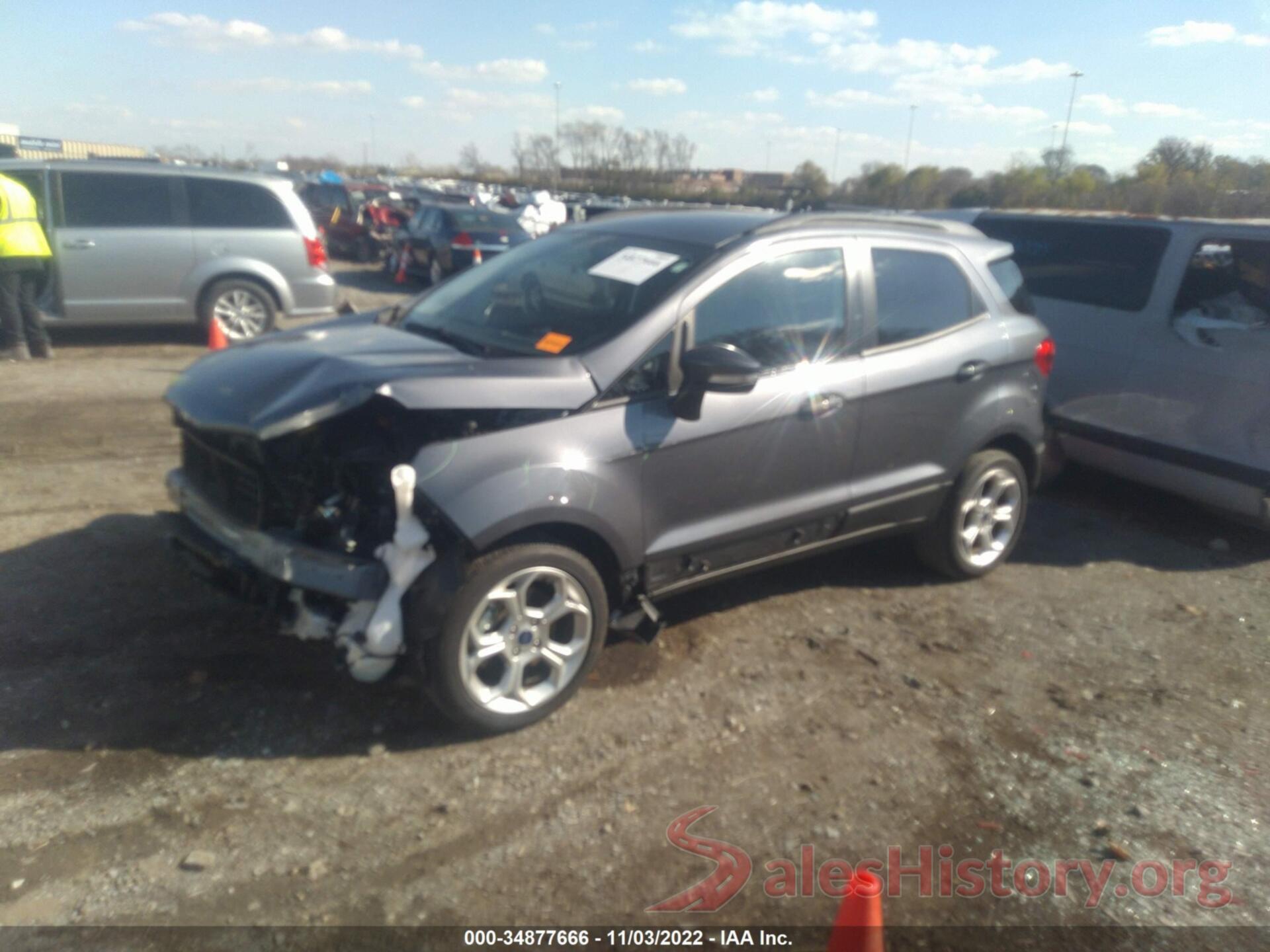 MAJ3S2GE2MC453843 2021 FORD ECOSPORT