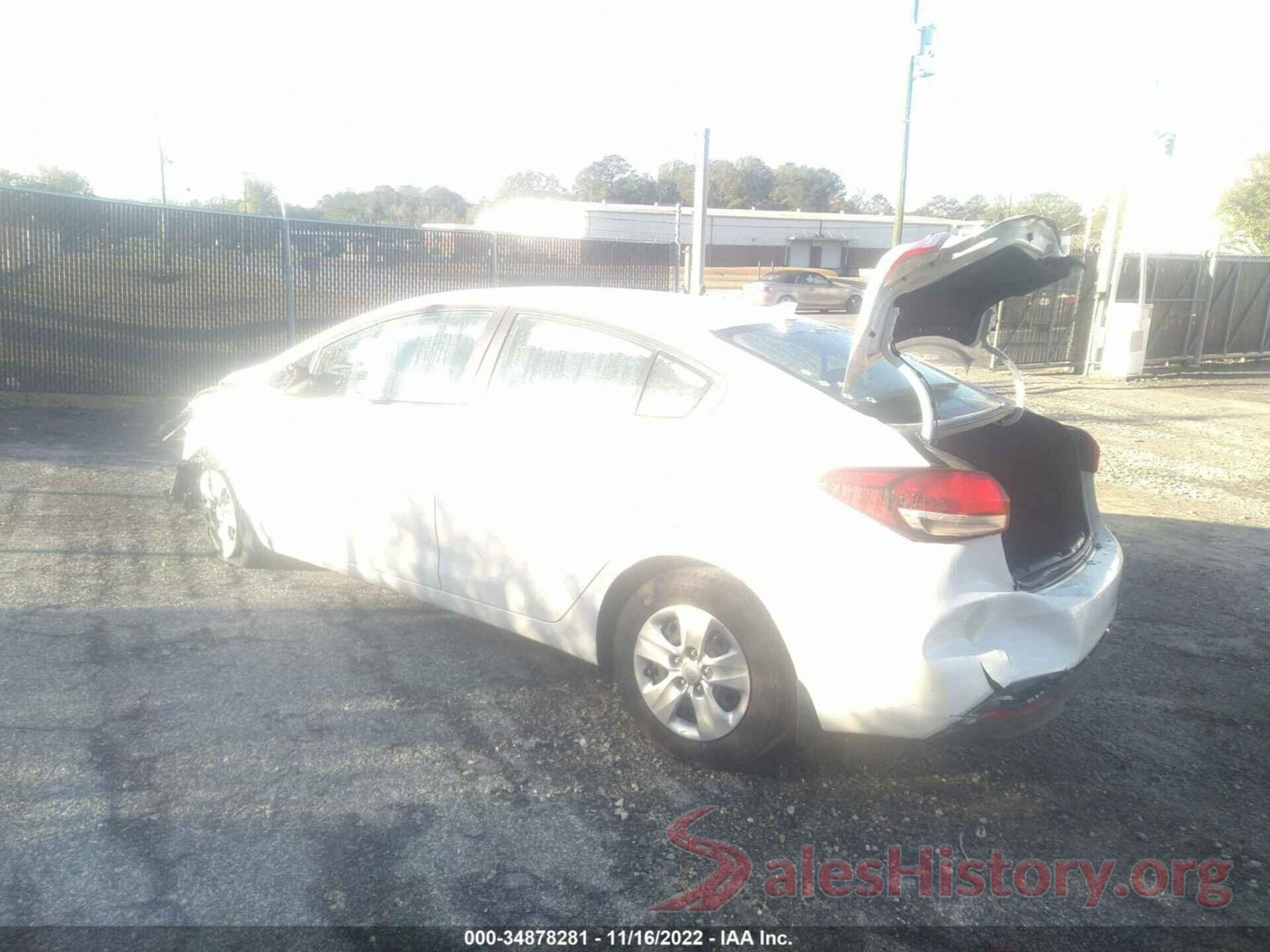 3KPFK4A72HE105083 2017 KIA FORTE