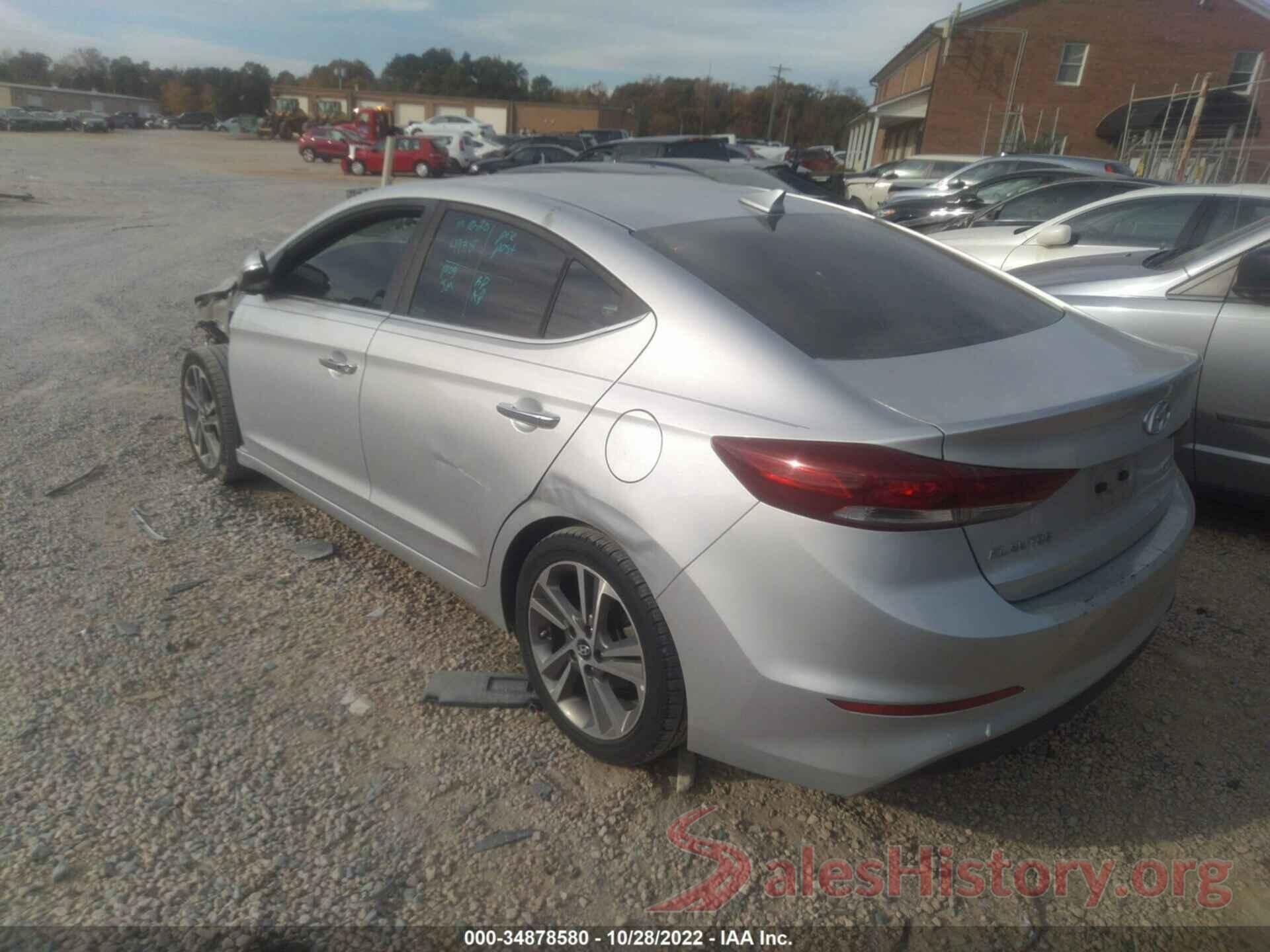 5NPD84LF6HH109790 2017 HYUNDAI ELANTRA