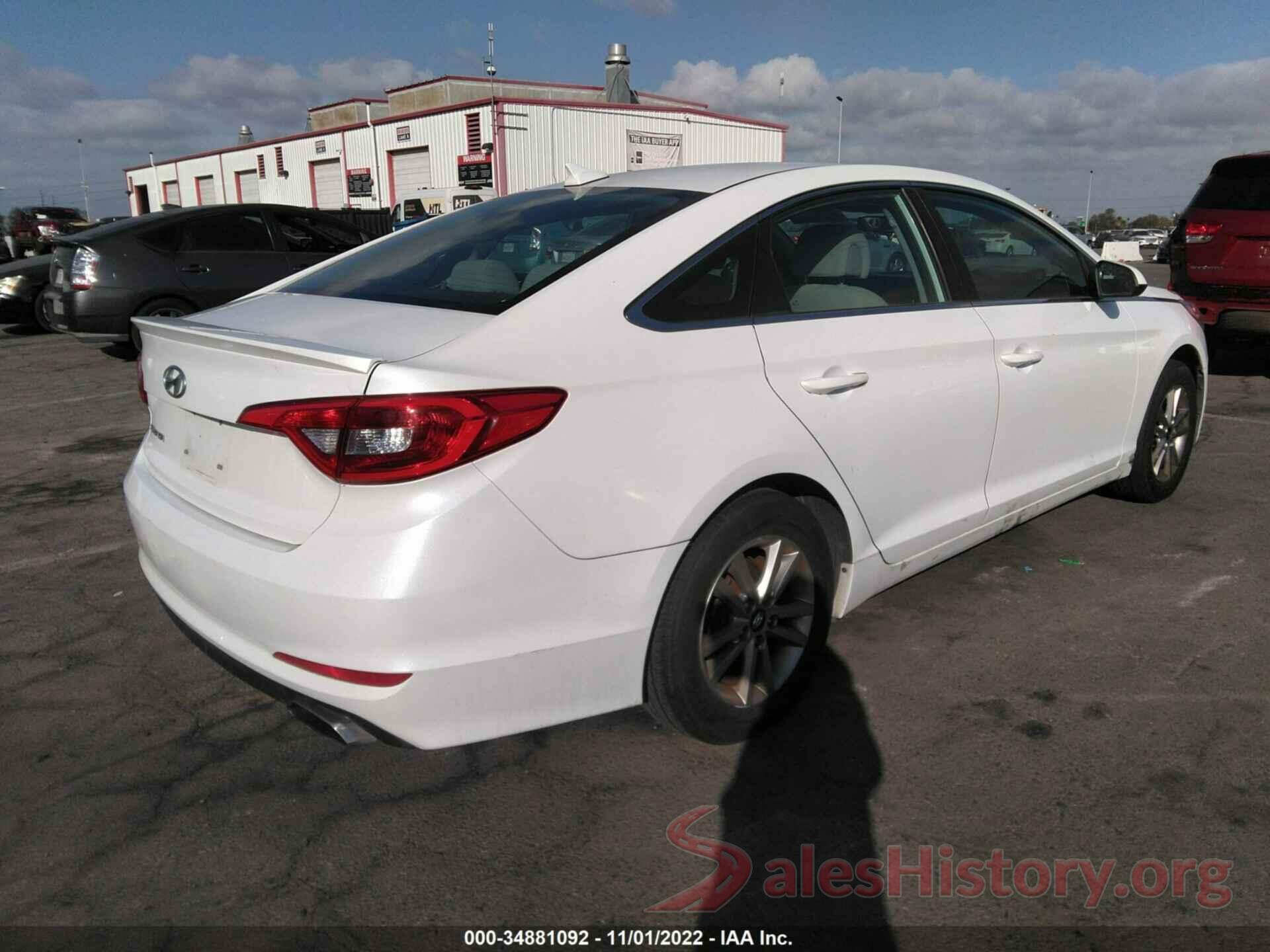 5NPE24AF7HH463424 2017 HYUNDAI SONATA