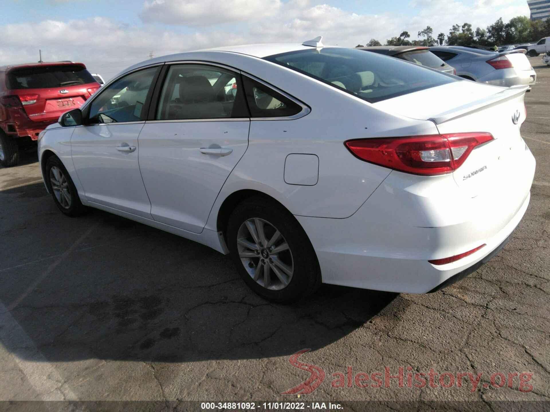 5NPE24AF7HH463424 2017 HYUNDAI SONATA