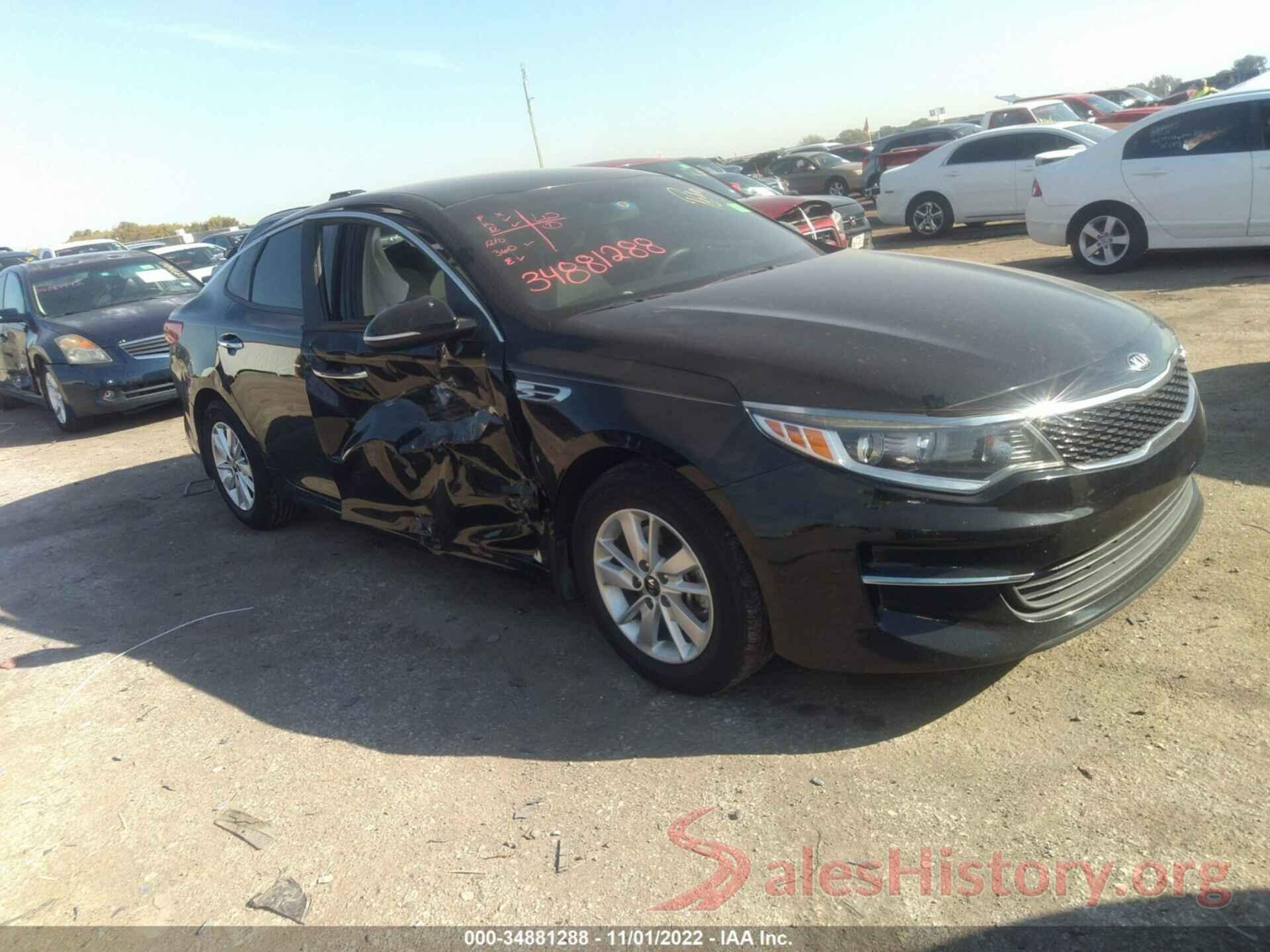 5XXGT4L35JG224271 2018 KIA OPTIMA