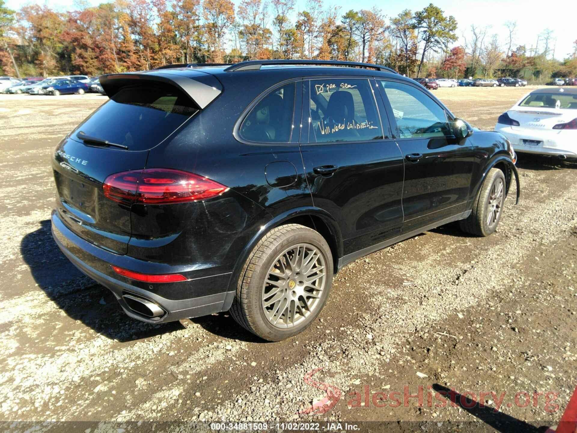 WP1AA2A29HKA88056 2017 PORSCHE CAYENNE