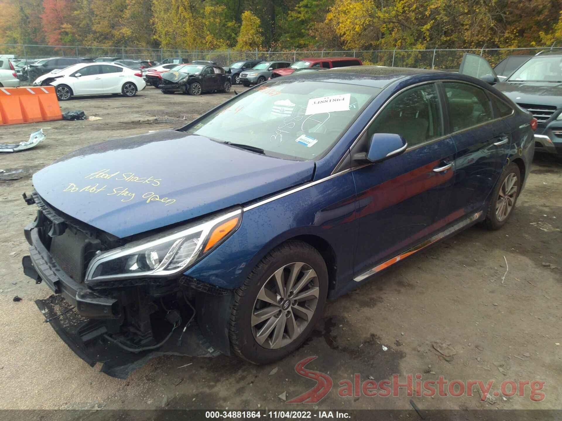 5NPE34AF9HH560444 2017 HYUNDAI SONATA