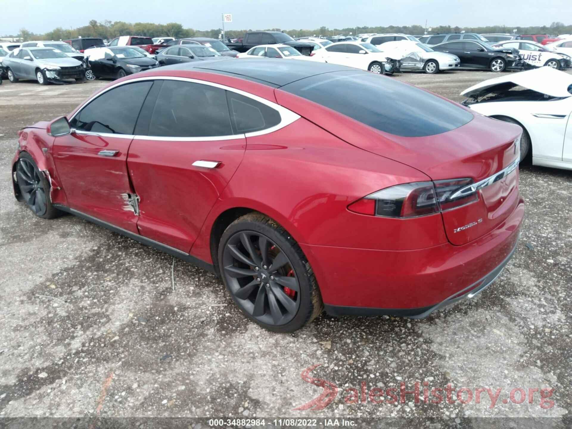 5YJSA1H2XEFP63587 2014 TESLA MODEL S