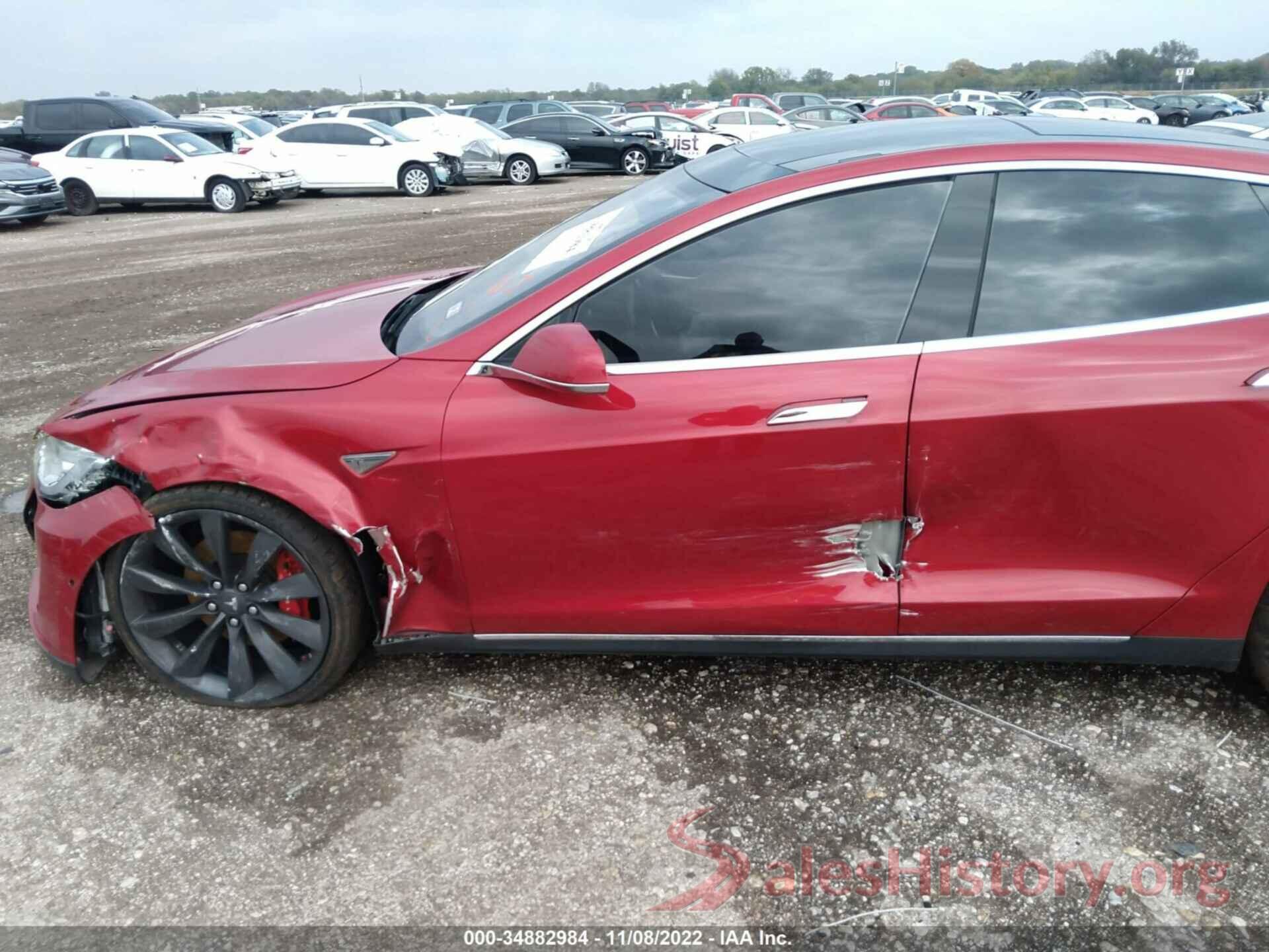 5YJSA1H2XEFP63587 2014 TESLA MODEL S