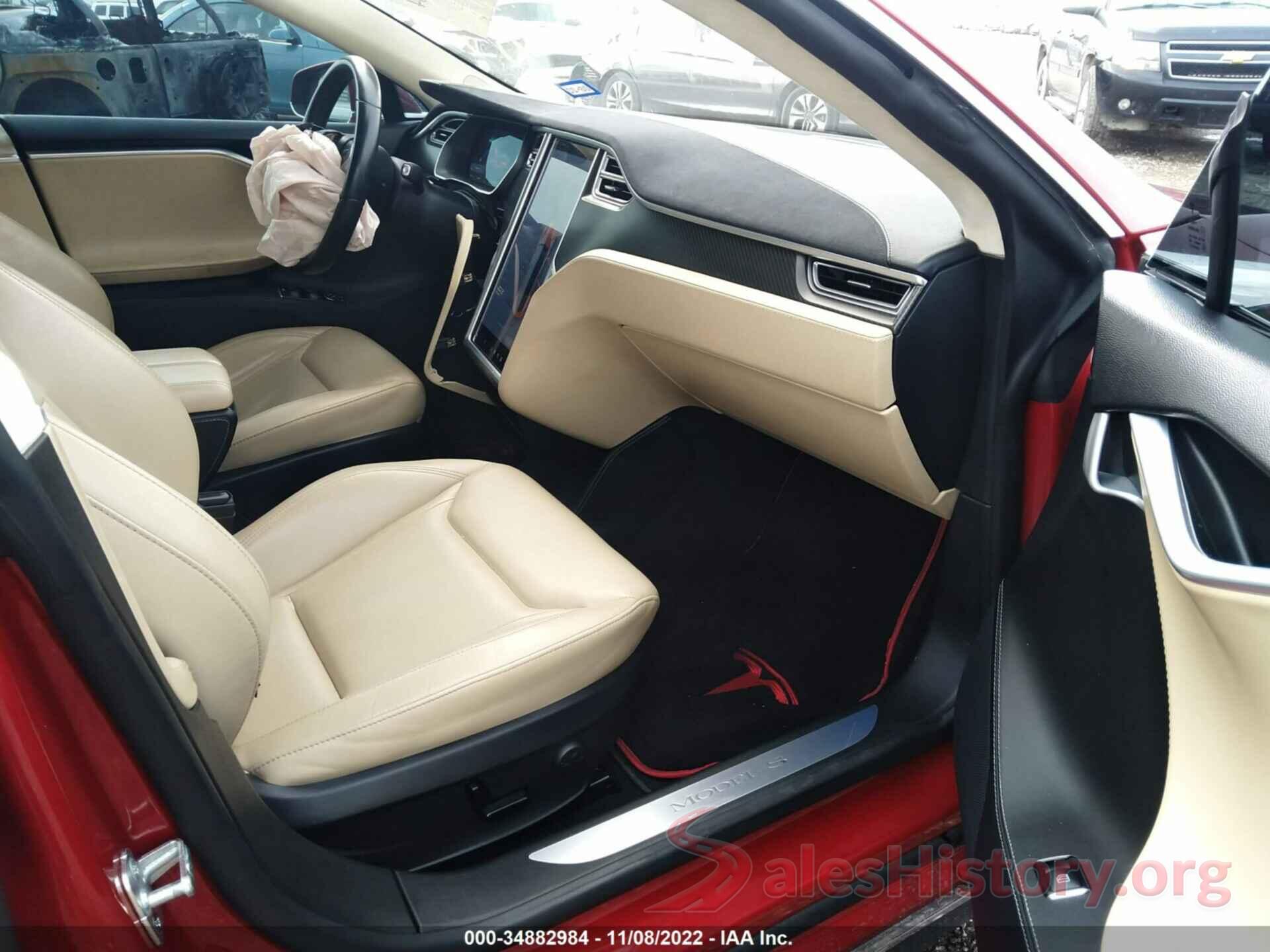 5YJSA1H2XEFP63587 2014 TESLA MODEL S