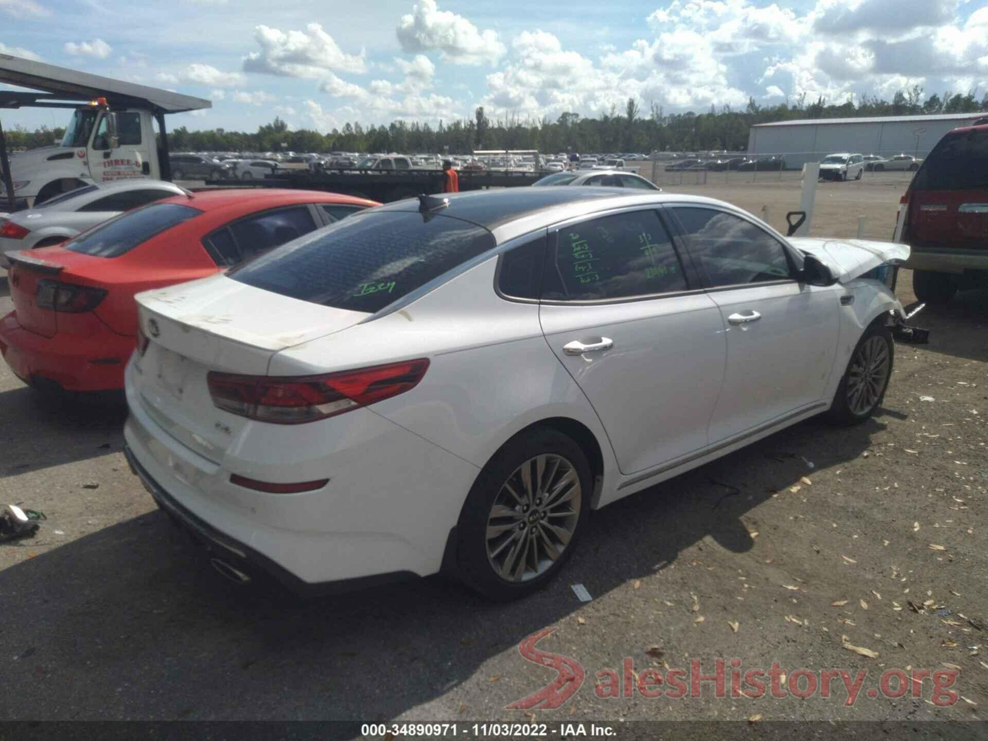 5XXGV4L29KG304627 2019 KIA OPTIMA