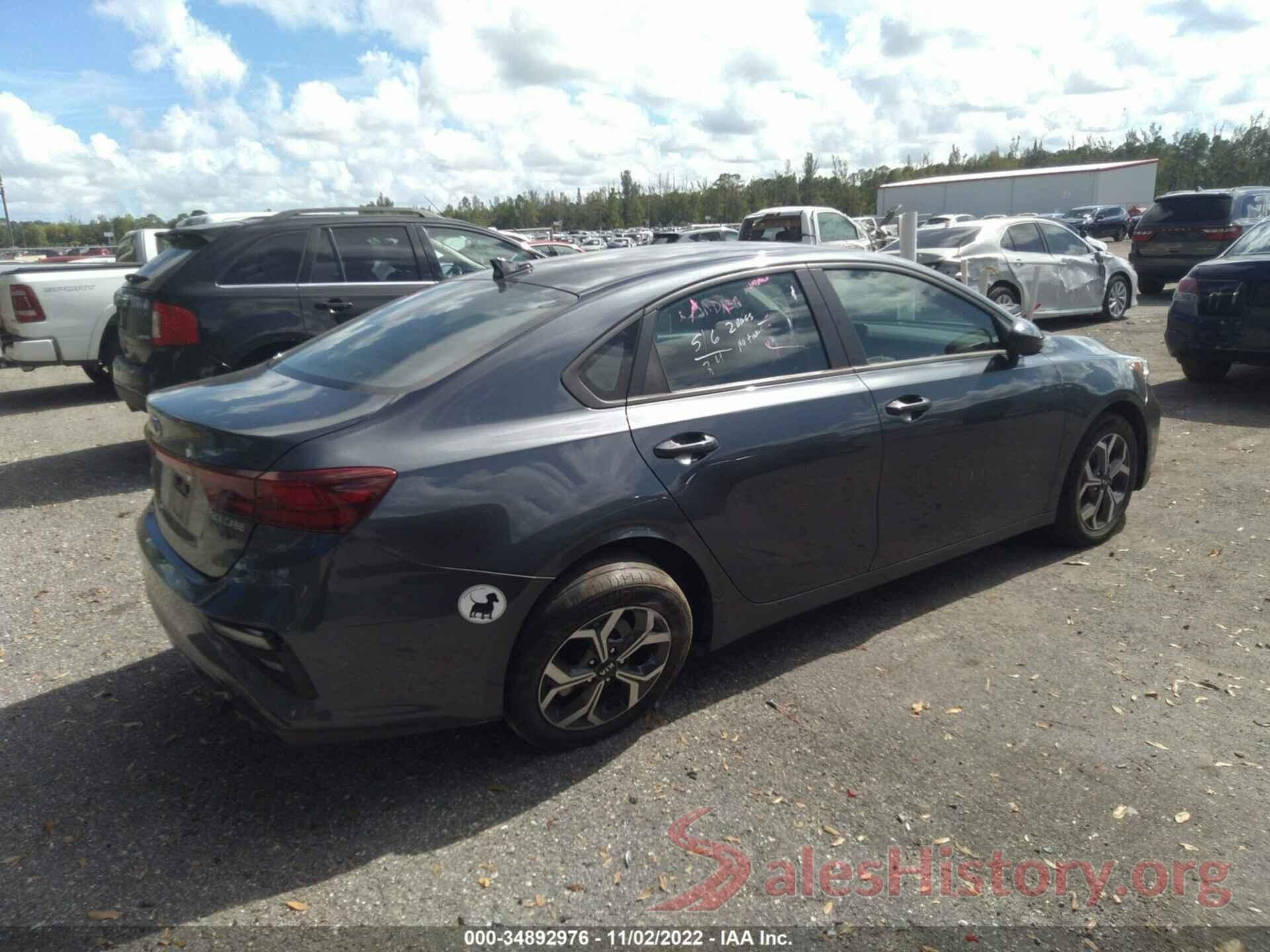 3KPF24AD4LE204034 2020 KIA FORTE