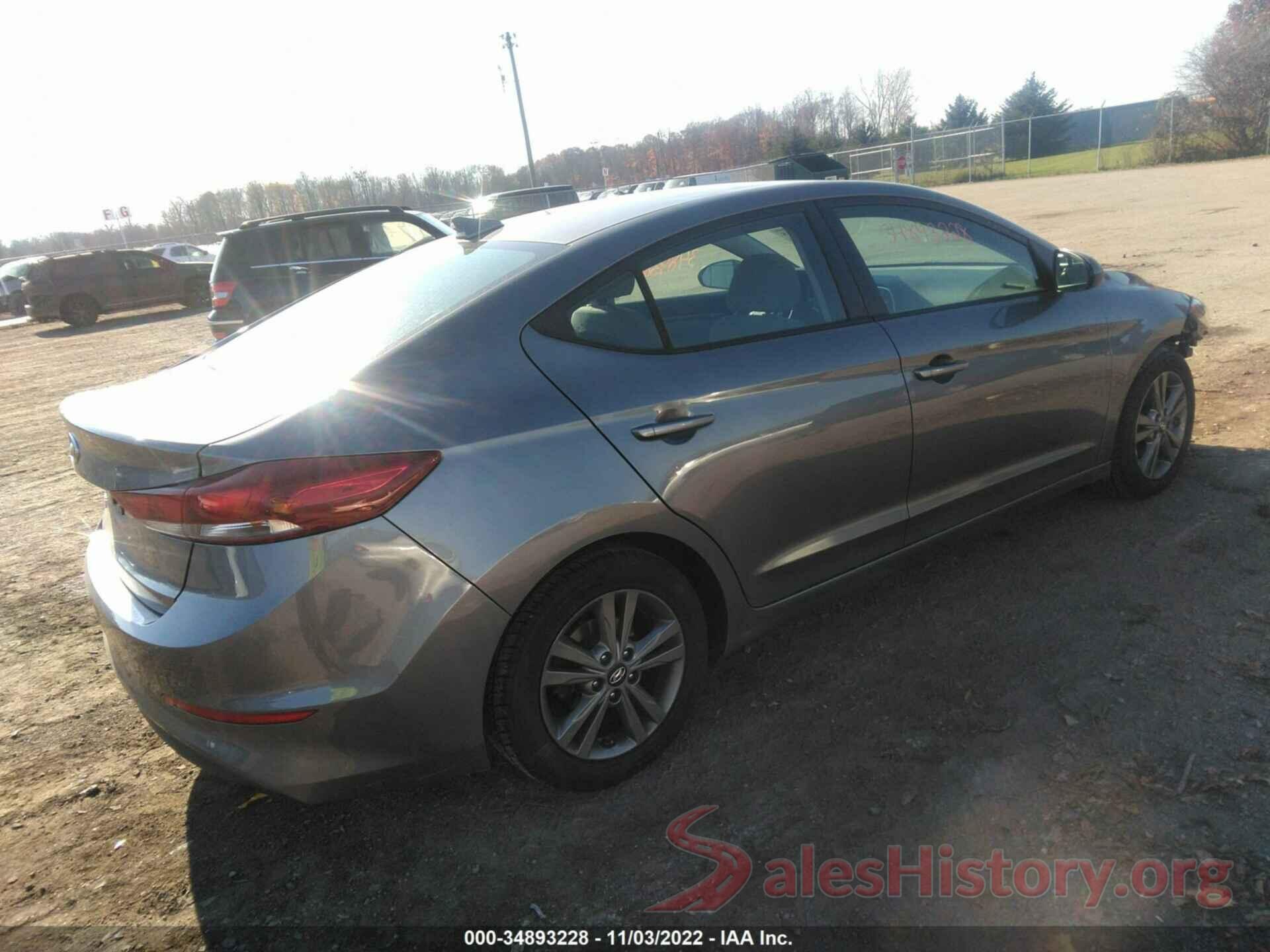 5NPD84LF1JH337685 2018 HYUNDAI ELANTRA