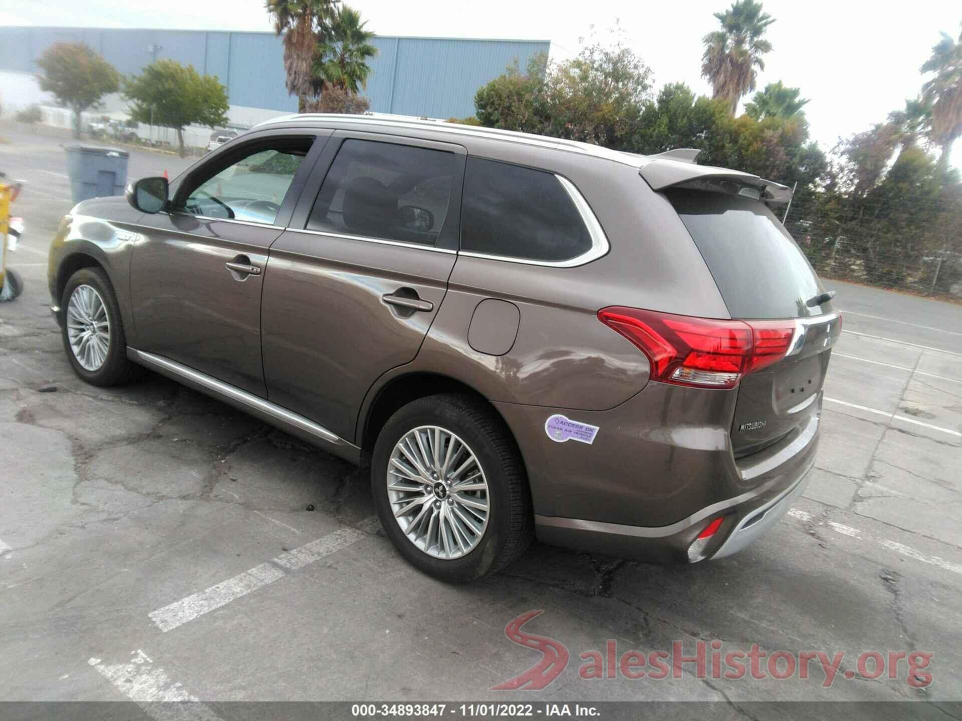 JA4J24A5XKZ054026 2019 MITSUBISHI OUTLANDER PHEV