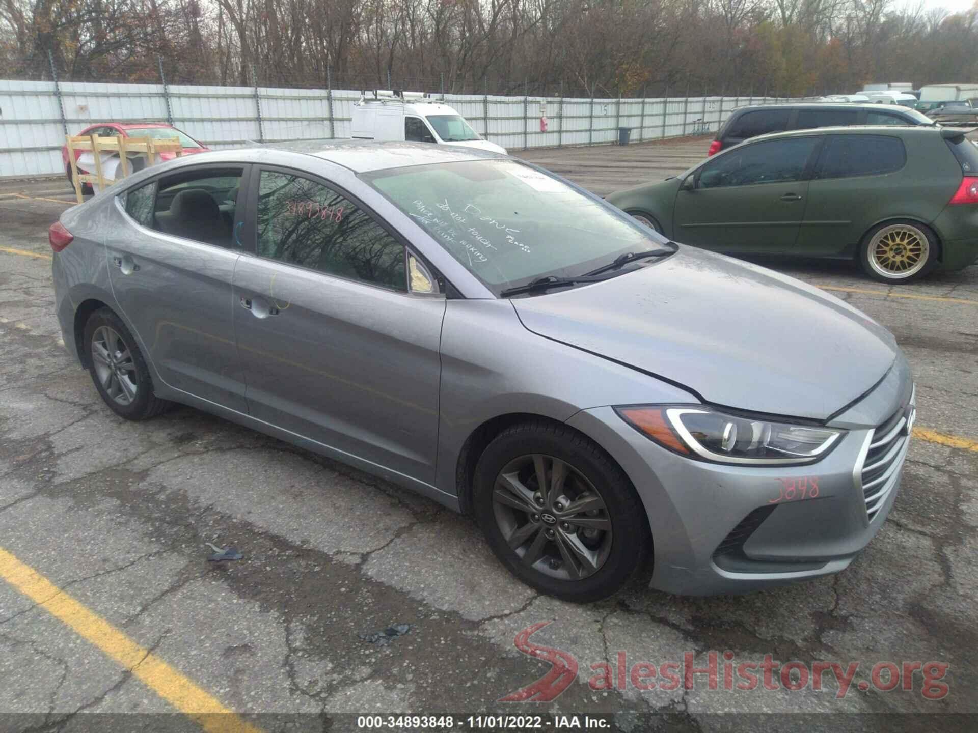 5NPD84LF4HH002141 2017 HYUNDAI ELANTRA