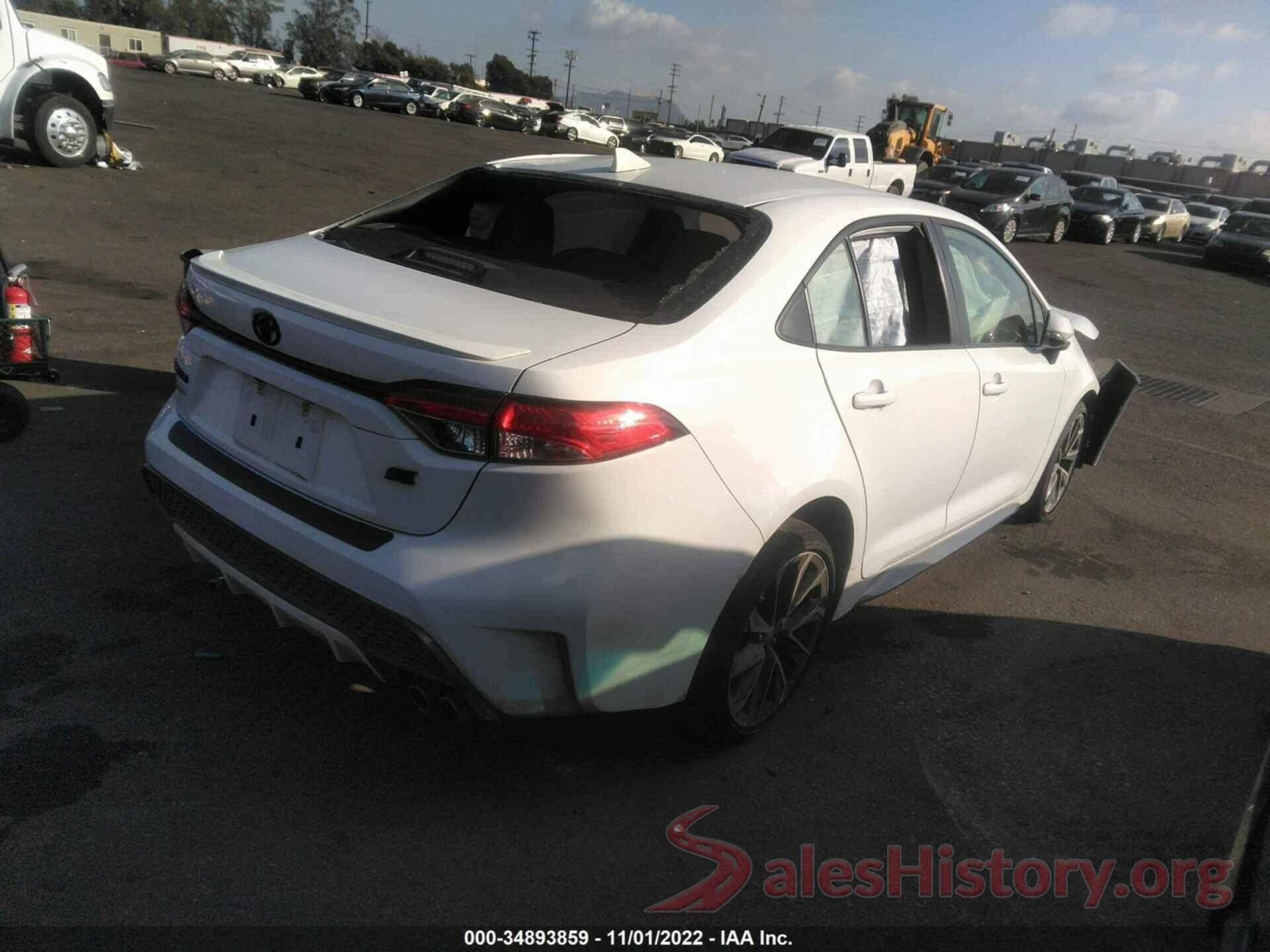 JTDS4RCE2LJ051586 2020 TOYOTA COROLLA