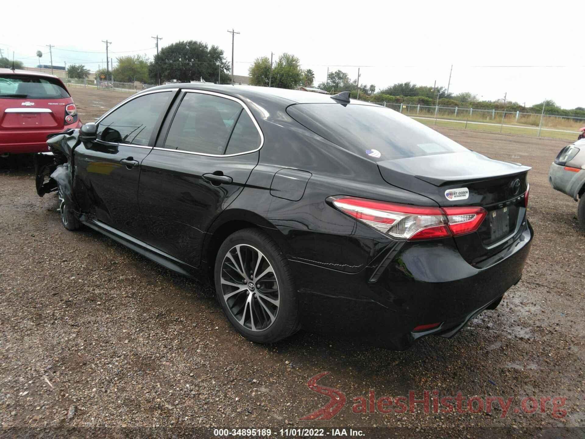 4T1B11HK7KU833724 2019 TOYOTA CAMRY