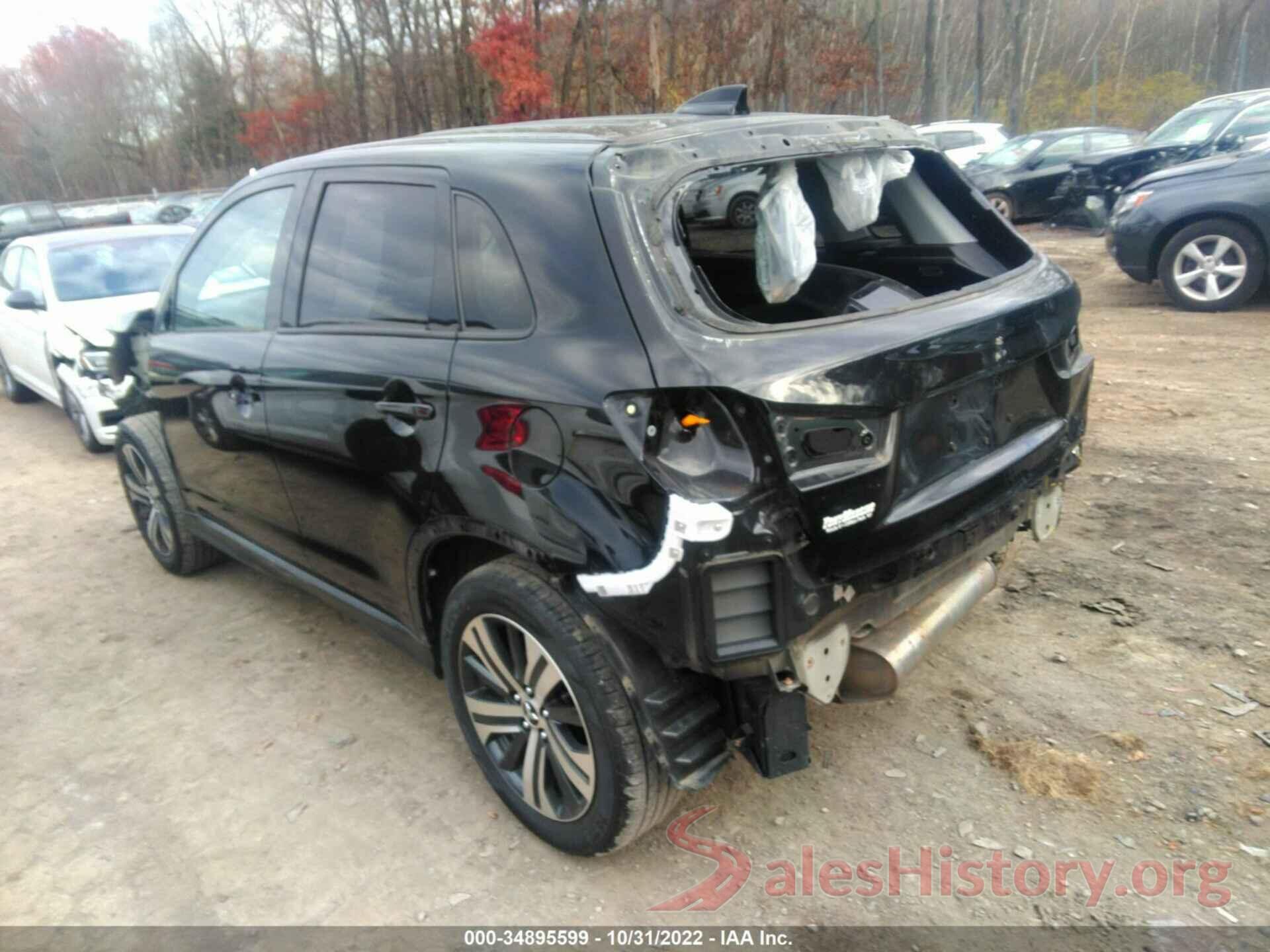 JA4AR3AU0LU008913 2020 MITSUBISHI OUTLANDER SPORT