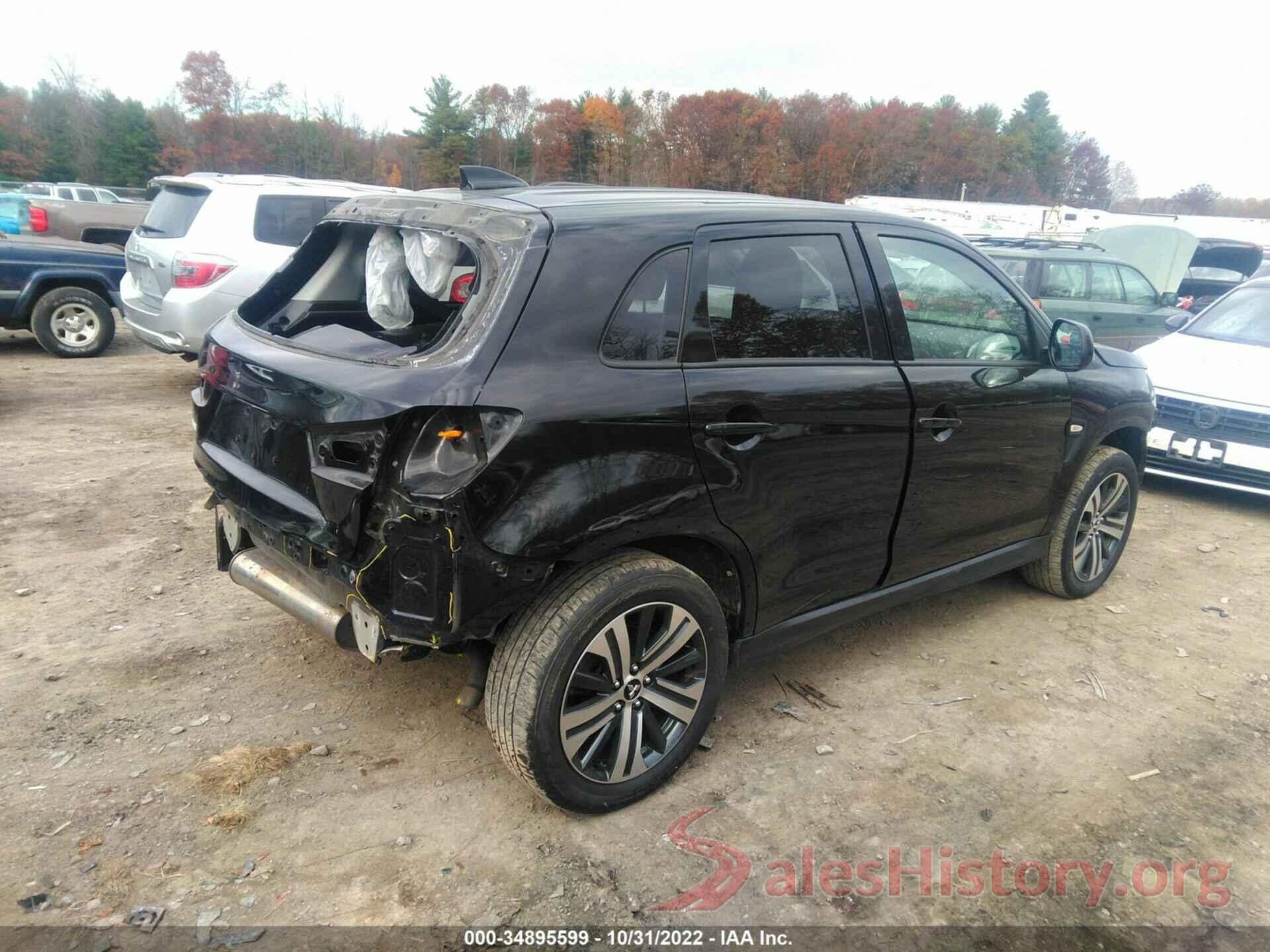 JA4AR3AU0LU008913 2020 MITSUBISHI OUTLANDER SPORT