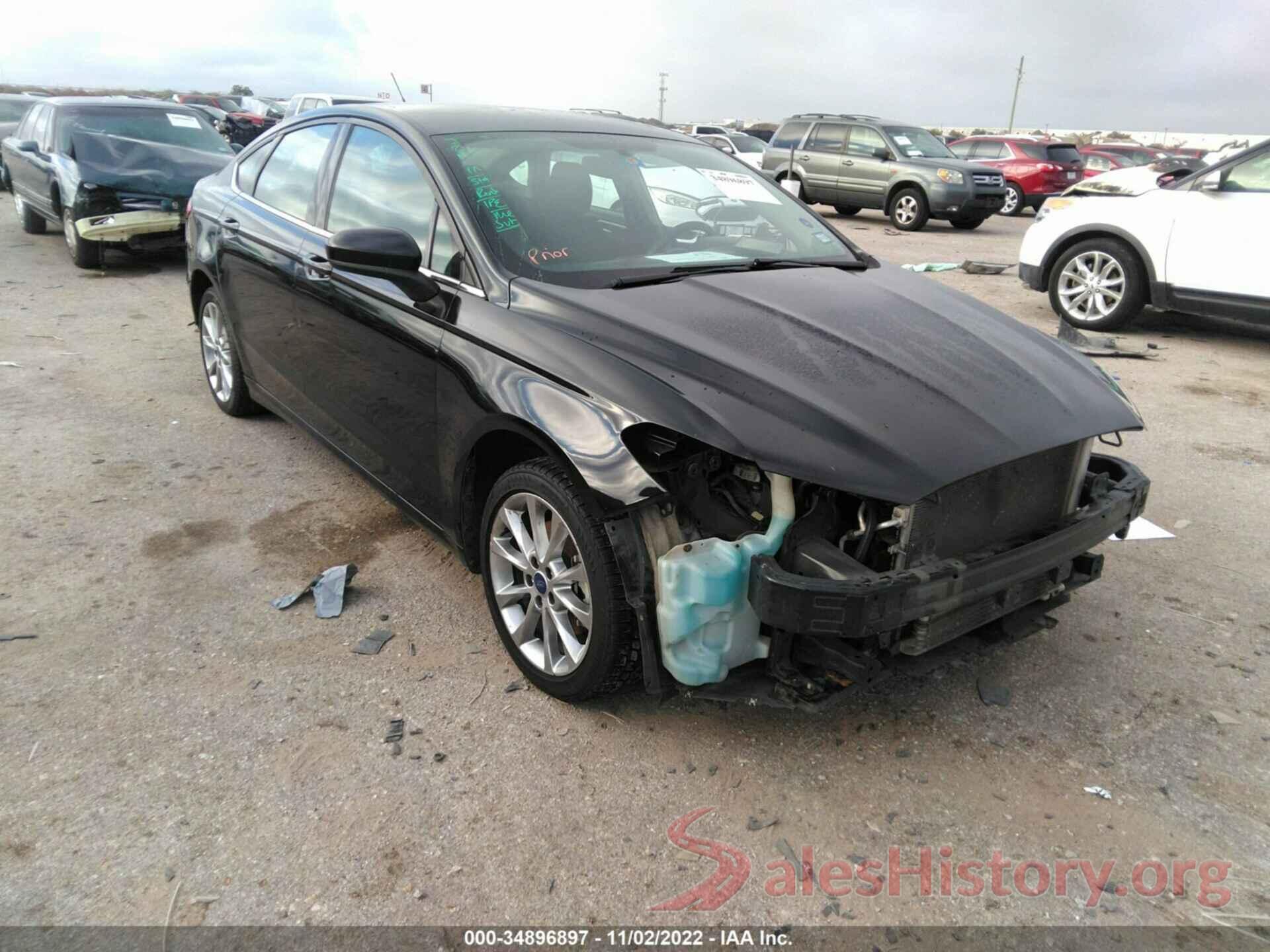 3FA6P0LU0HR384738 2017 FORD FUSION