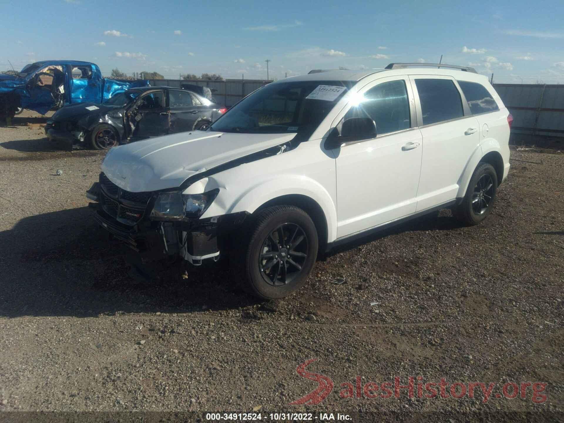 3C4PDCBBXKT848489 2019 DODGE JOURNEY