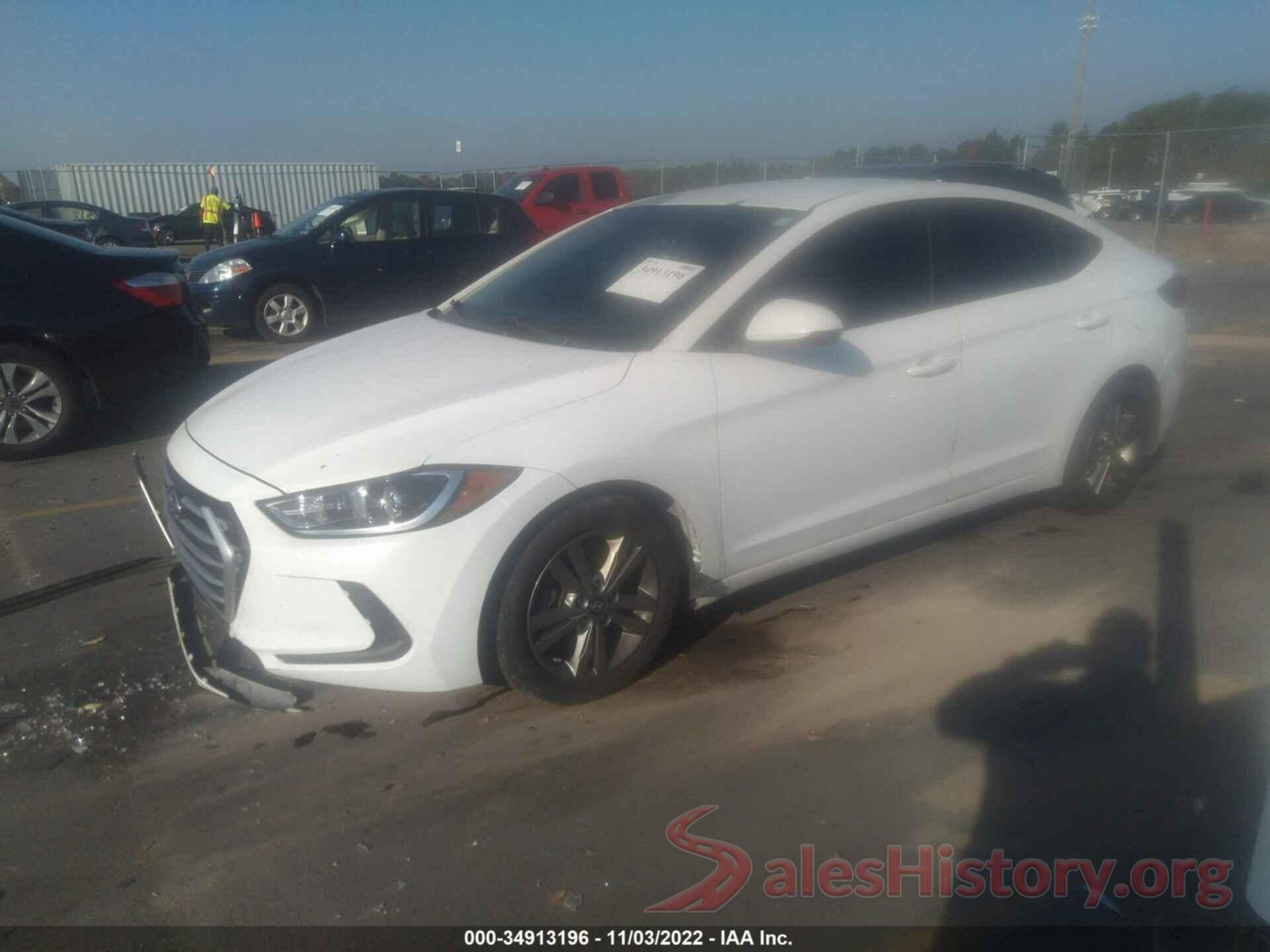 5NPD84LF2HH092812 2017 HYUNDAI ELANTRA