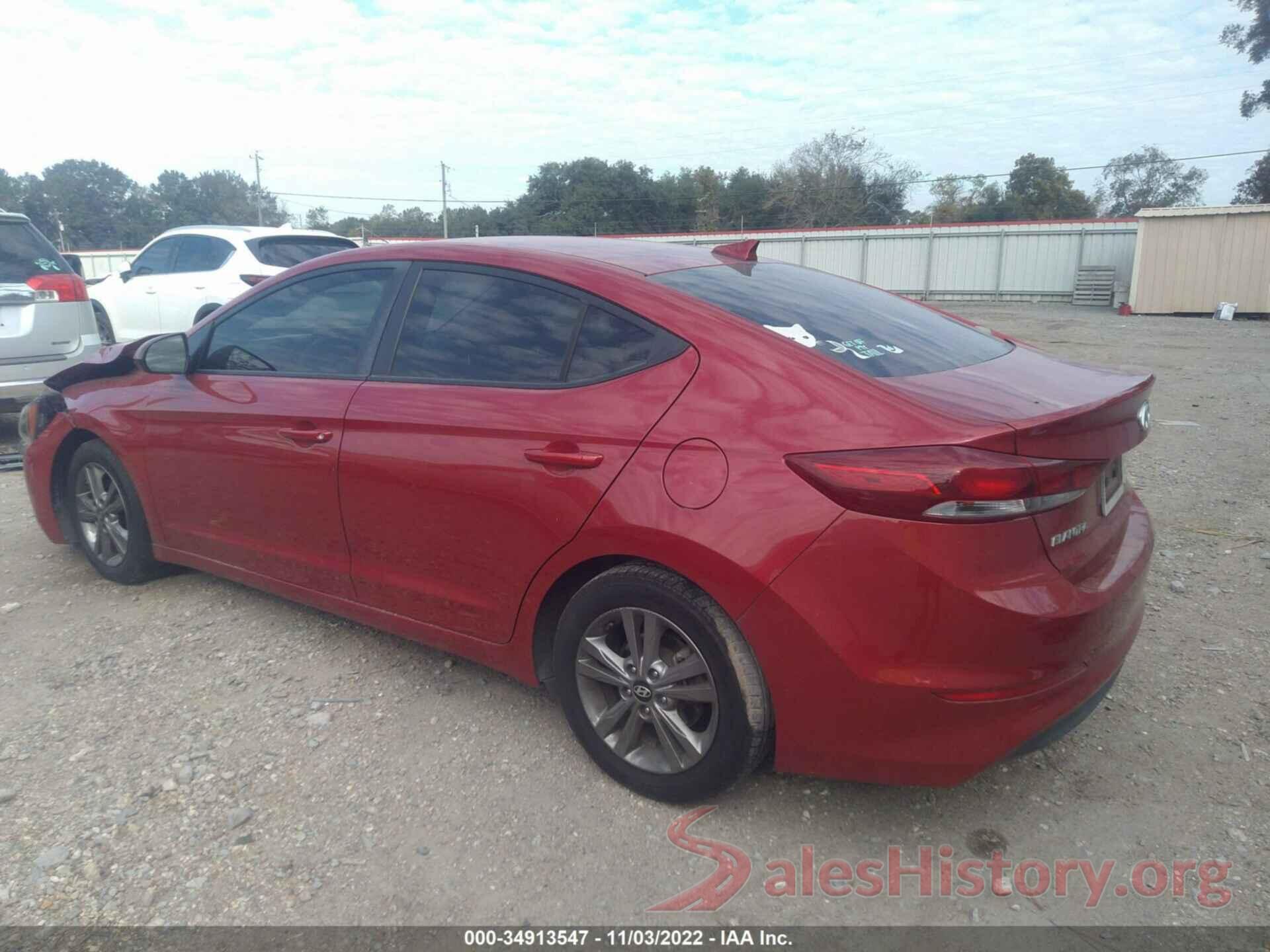 5NPD84LF5JH298163 2018 HYUNDAI ELANTRA