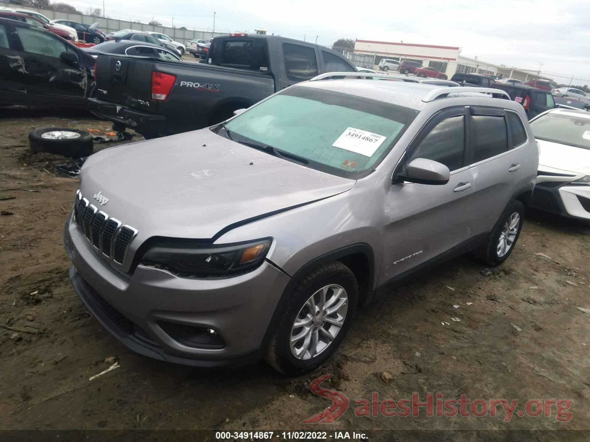 1C4PJLCB1KD461326 2019 JEEP CHEROKEE