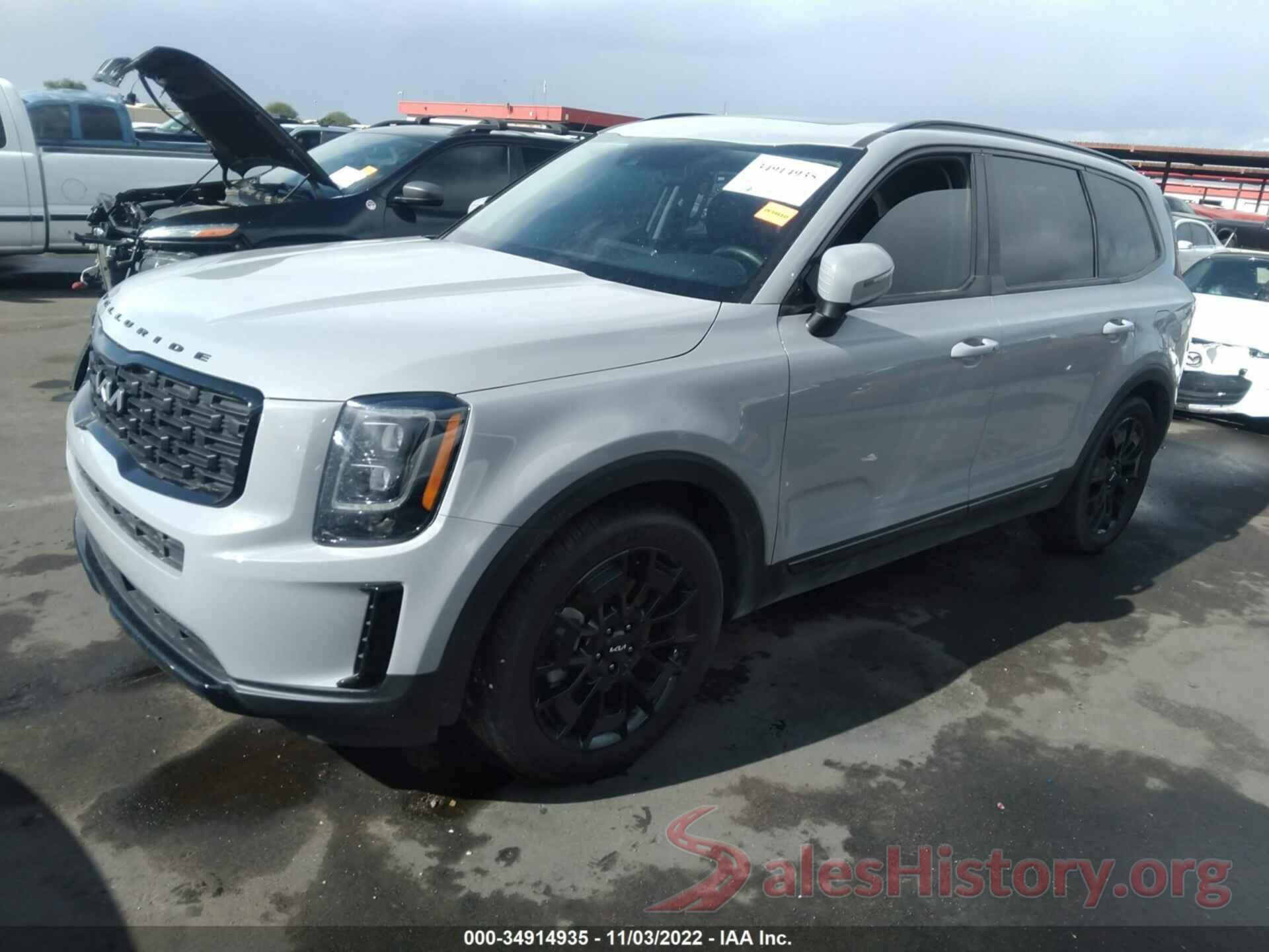 5XYP3DHC3NG216292 2022 KIA TELLURIDE