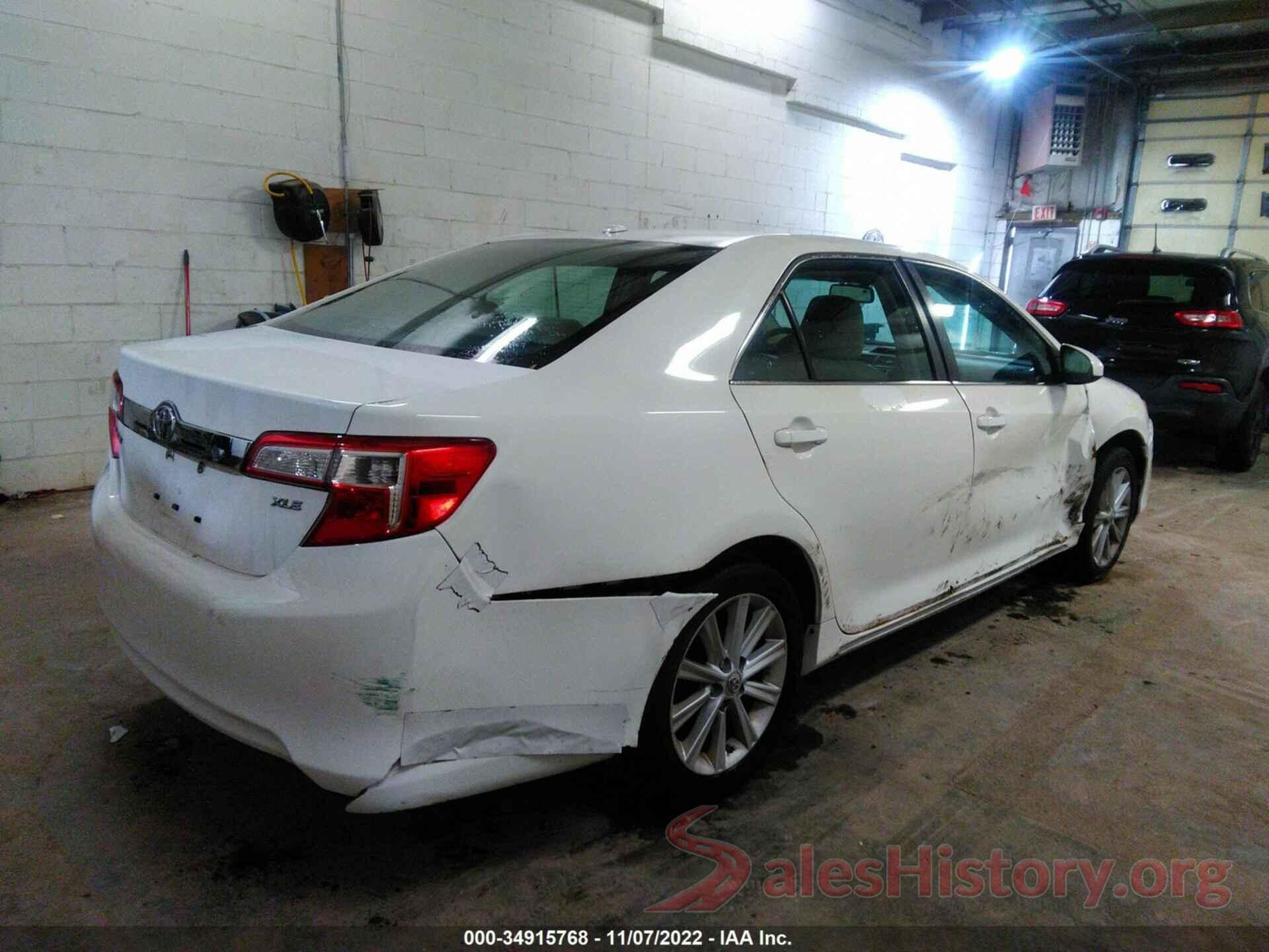 4T4BF1FKXCR216863 2012 TOYOTA CAMRY