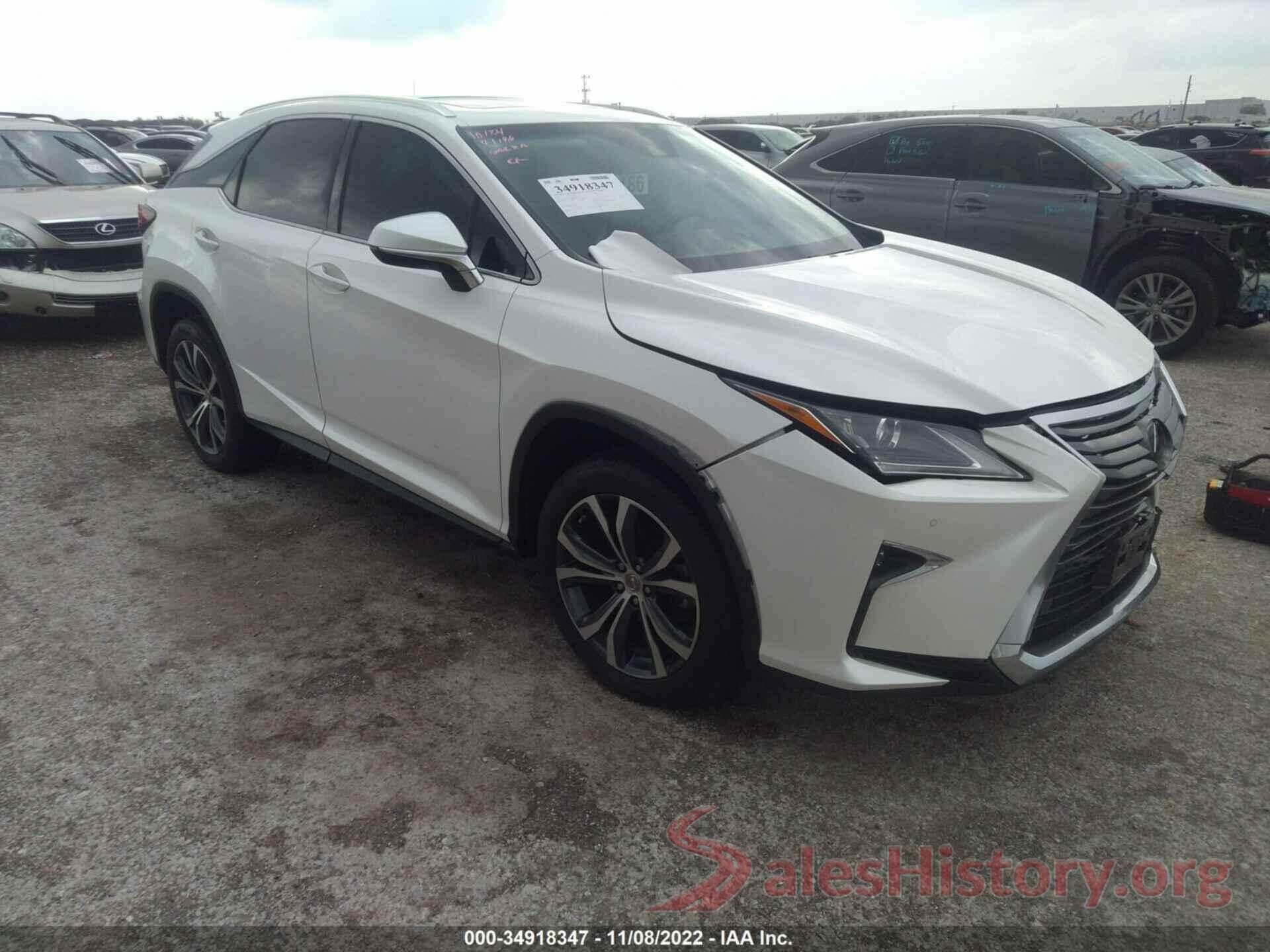 2T2ZZMCA2HC082934 2017 LEXUS RX