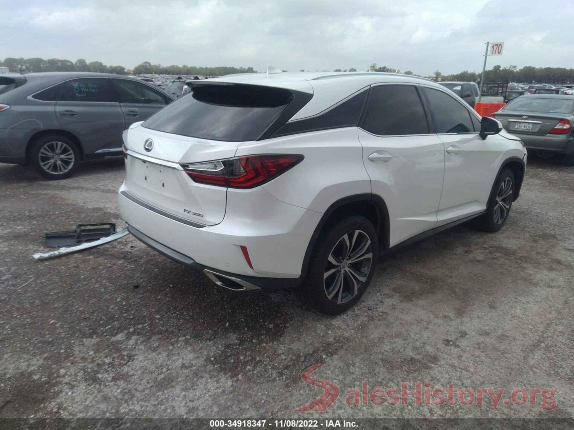 2T2ZZMCA2HC082934 2017 LEXUS RX